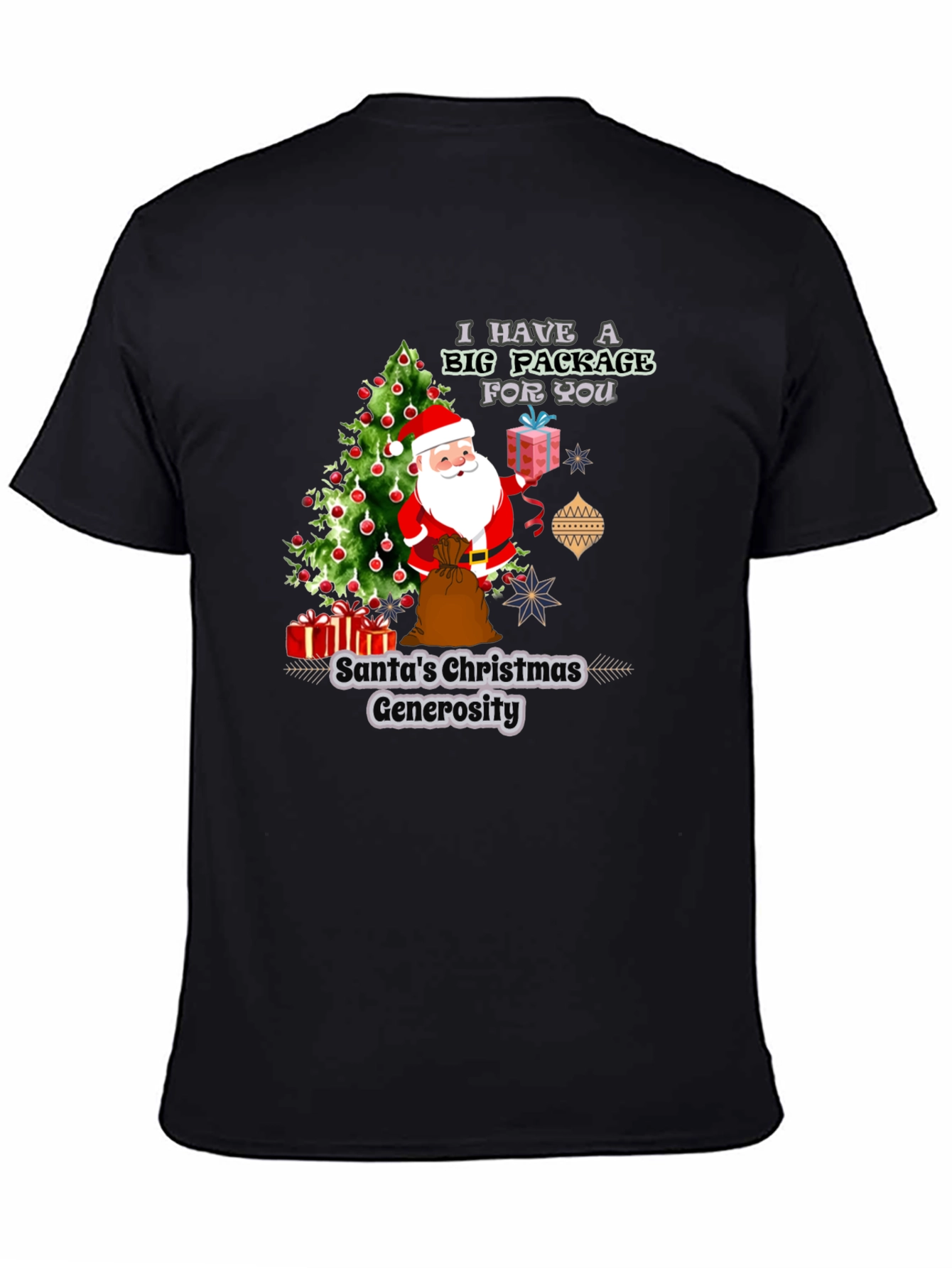 Santas Christmas Generosity Graphic T-Shirt