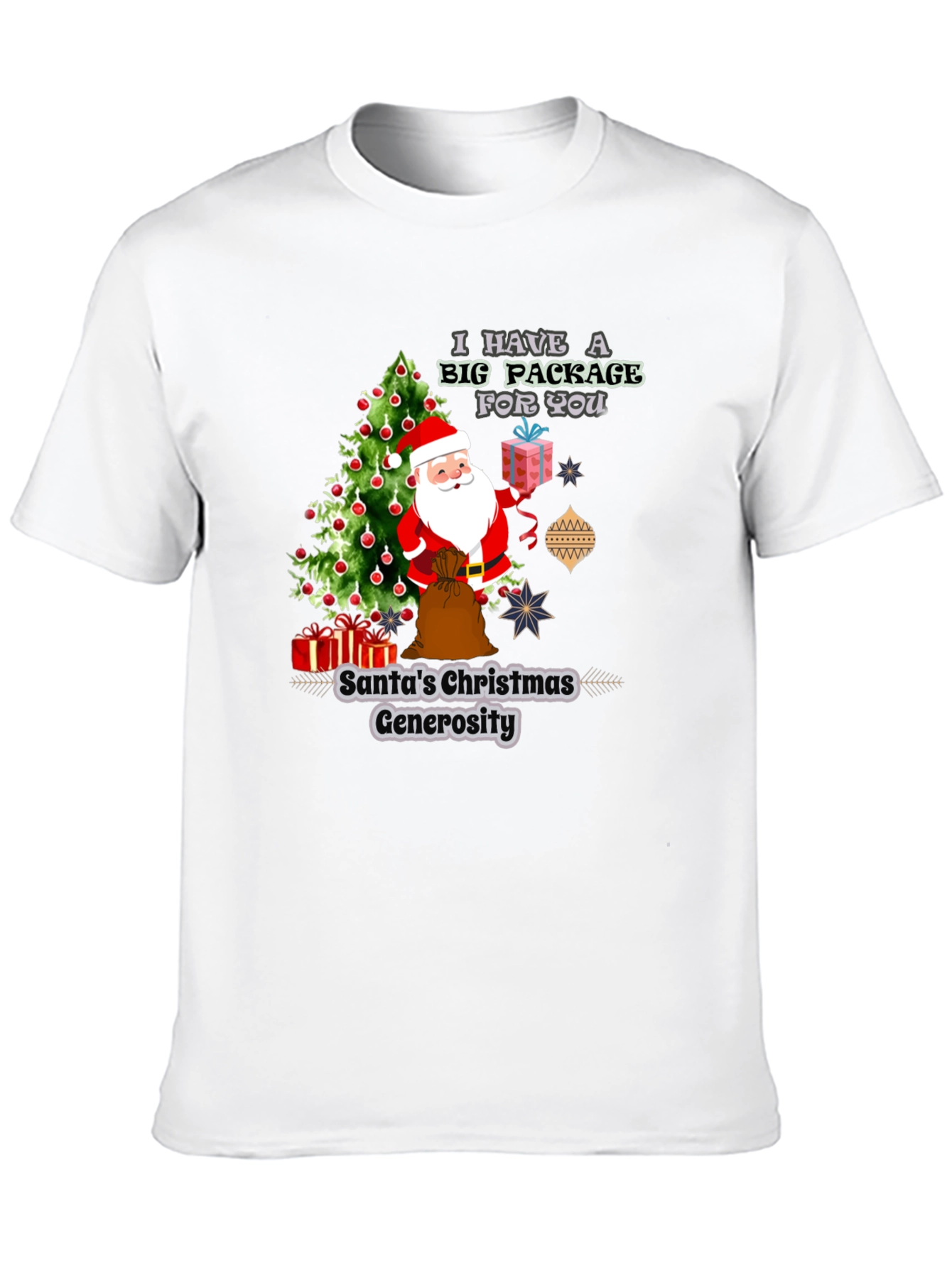 Santas Christmas Generosity Graphic T-Shirt