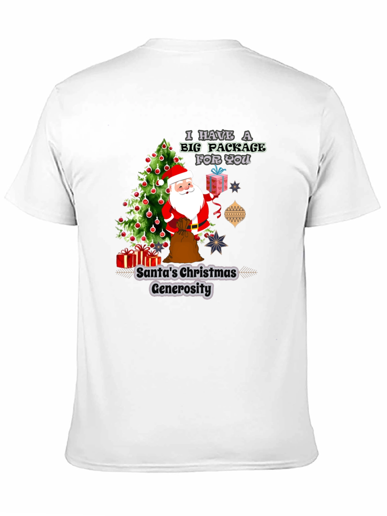 Santas Christmas Generosity Graphic T-Shirt
