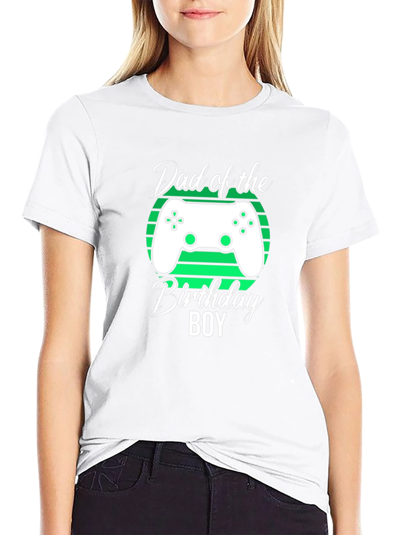 Dad of the Birthday Boy Gamer T-Shirt
