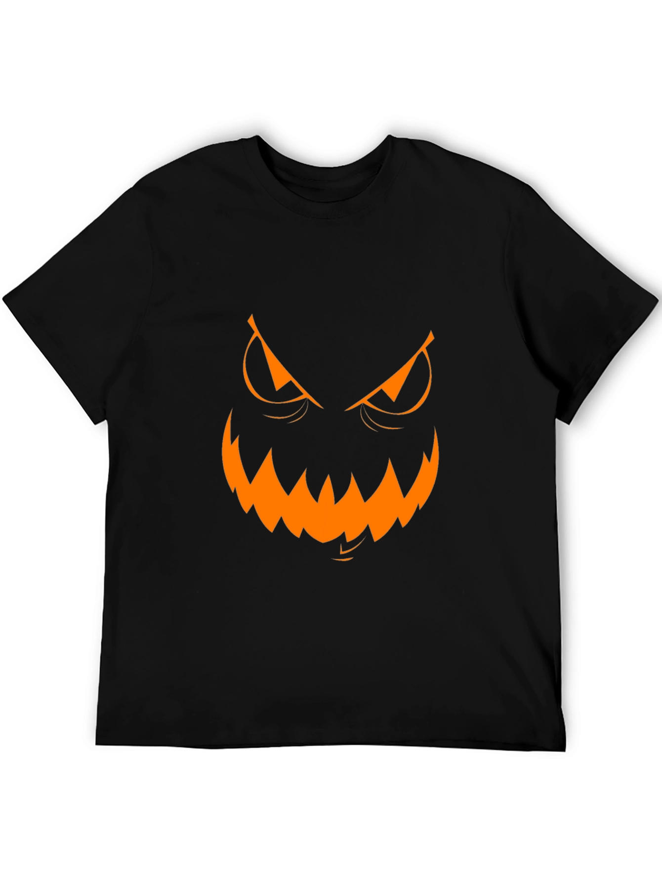 Halloween Pumpkin Face Graphic Tee