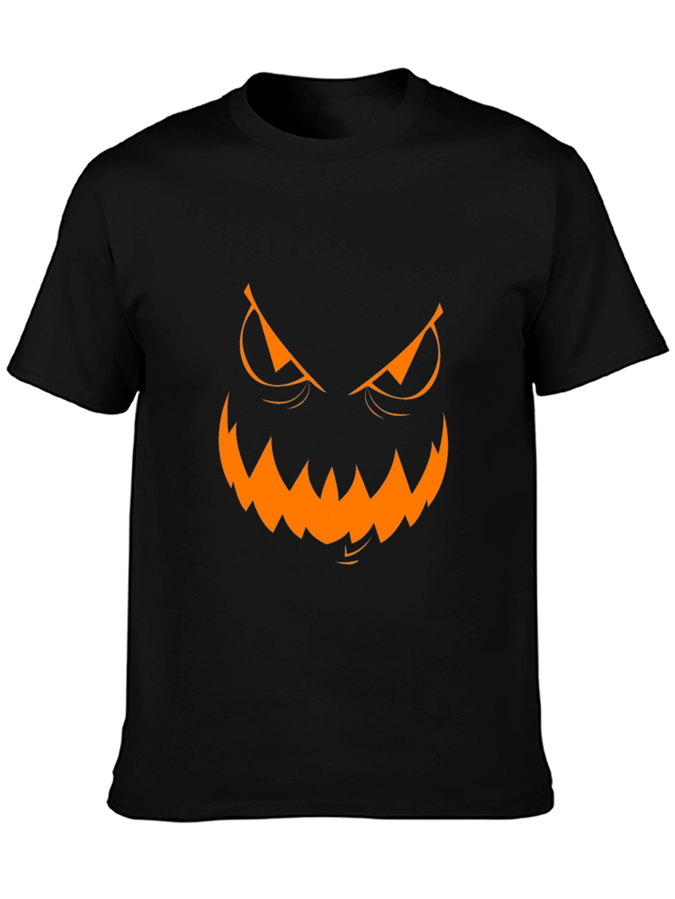 Halloween Pumpkin Face Graphic Tee