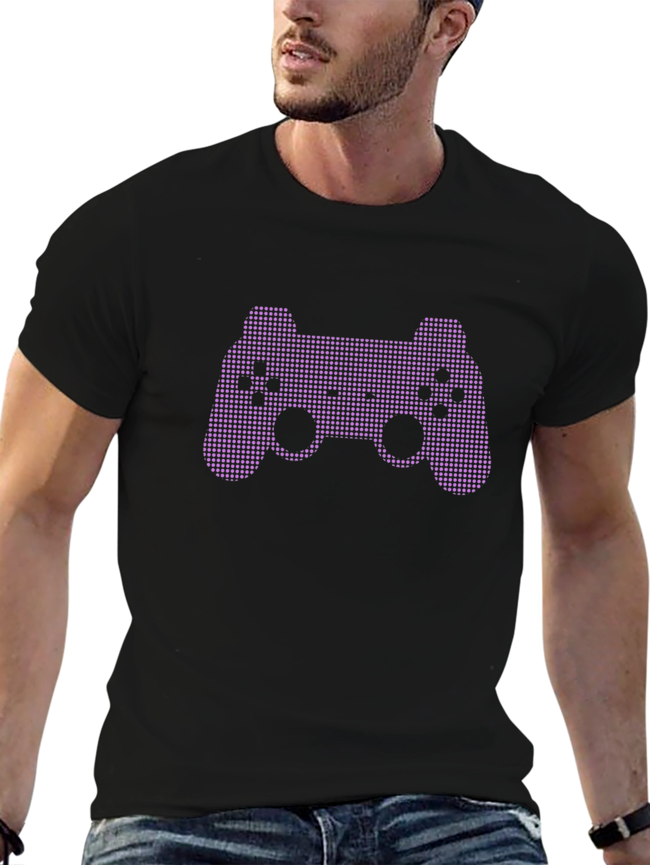 Gamer T-Shirt: Retro Controller Graphic Tee