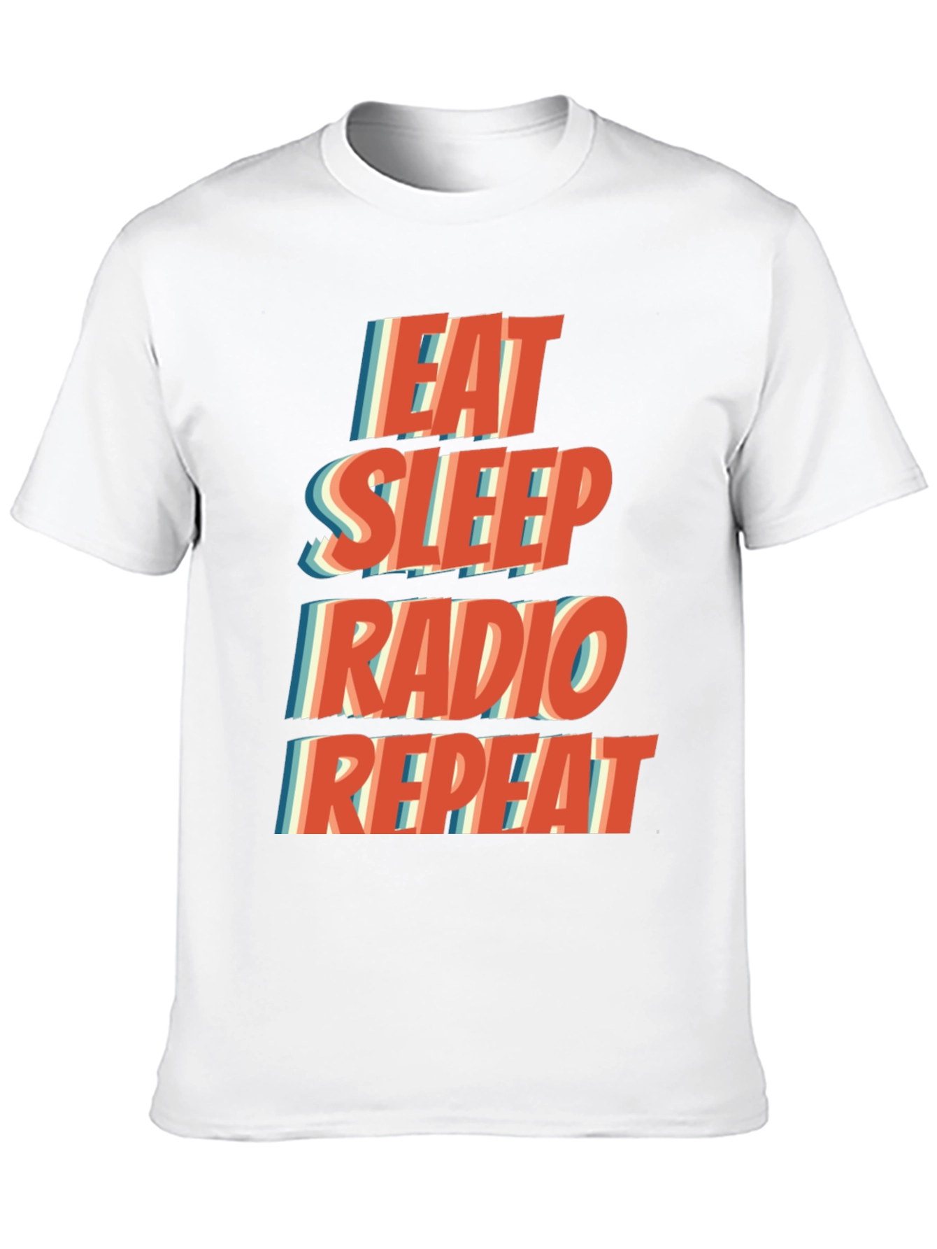 Eat Sleep Radio Repeat Graphic T-Shirt