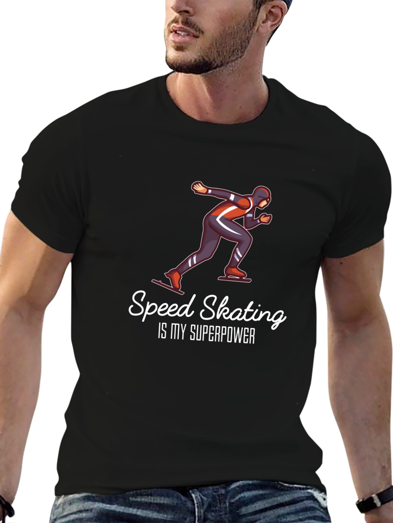 Speed Skating is My Superpower T-Shirt