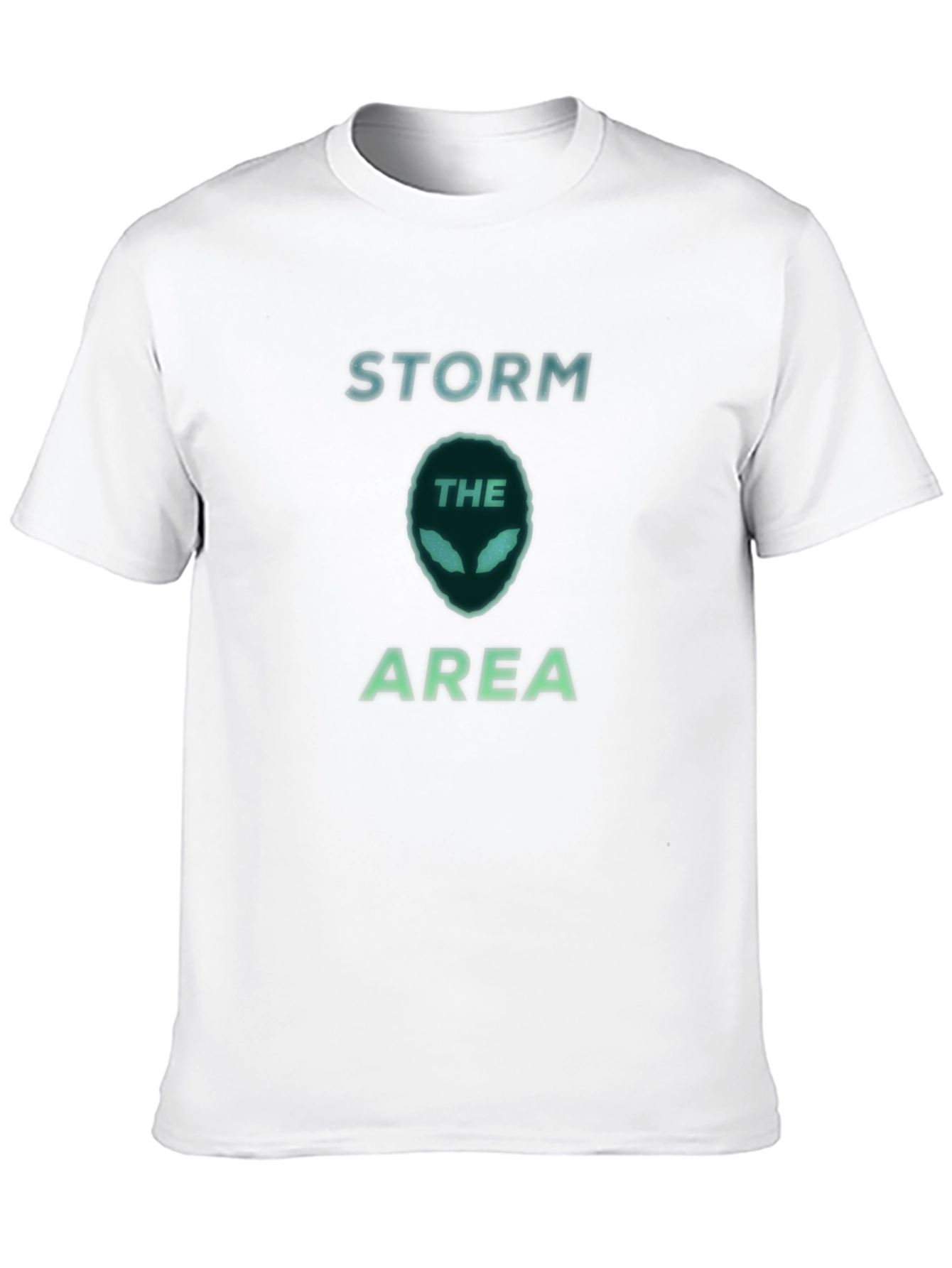 Storm Area Alien Head Graphic Tee - Black
