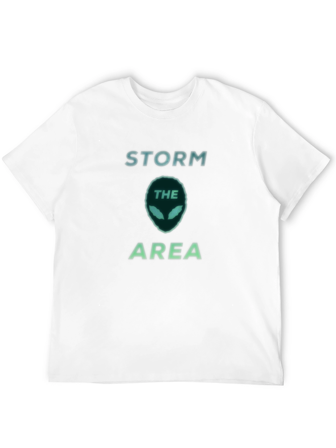 Storm Area Alien Head Graphic Tee - Black