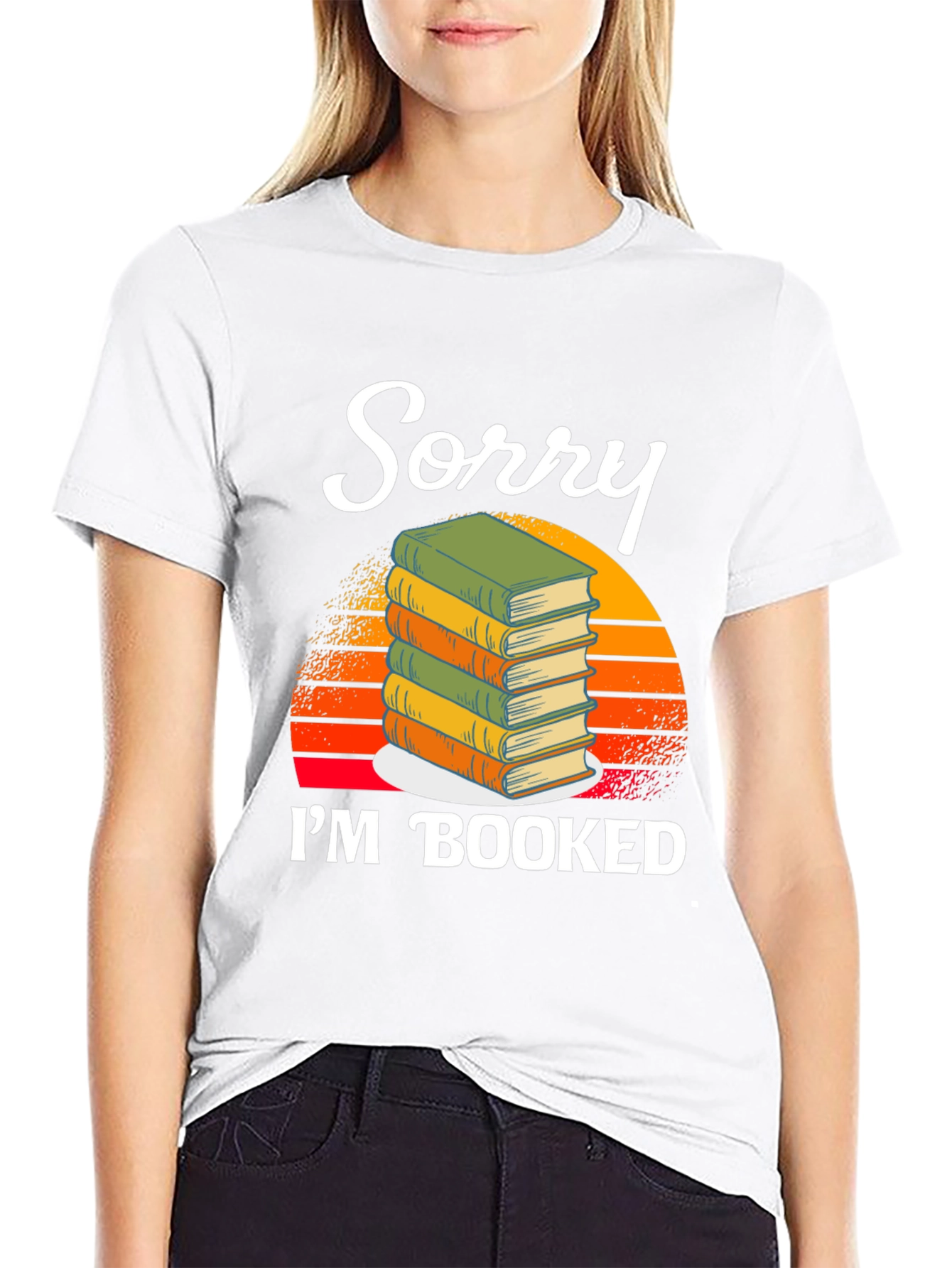 Booked Funny Reader Graphic T-Shirt