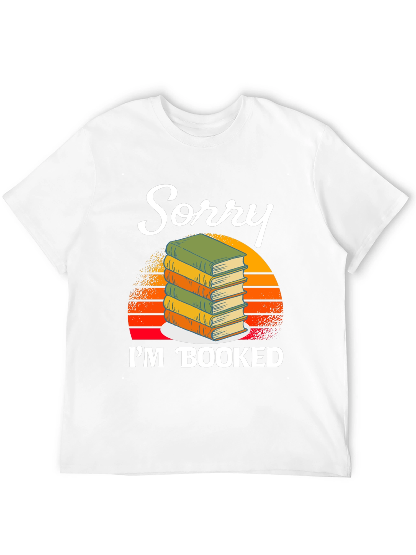 Booked Funny Reader Graphic T-Shirt