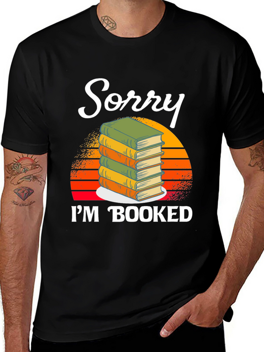 Booked Funny Reader Graphic T-Shirt