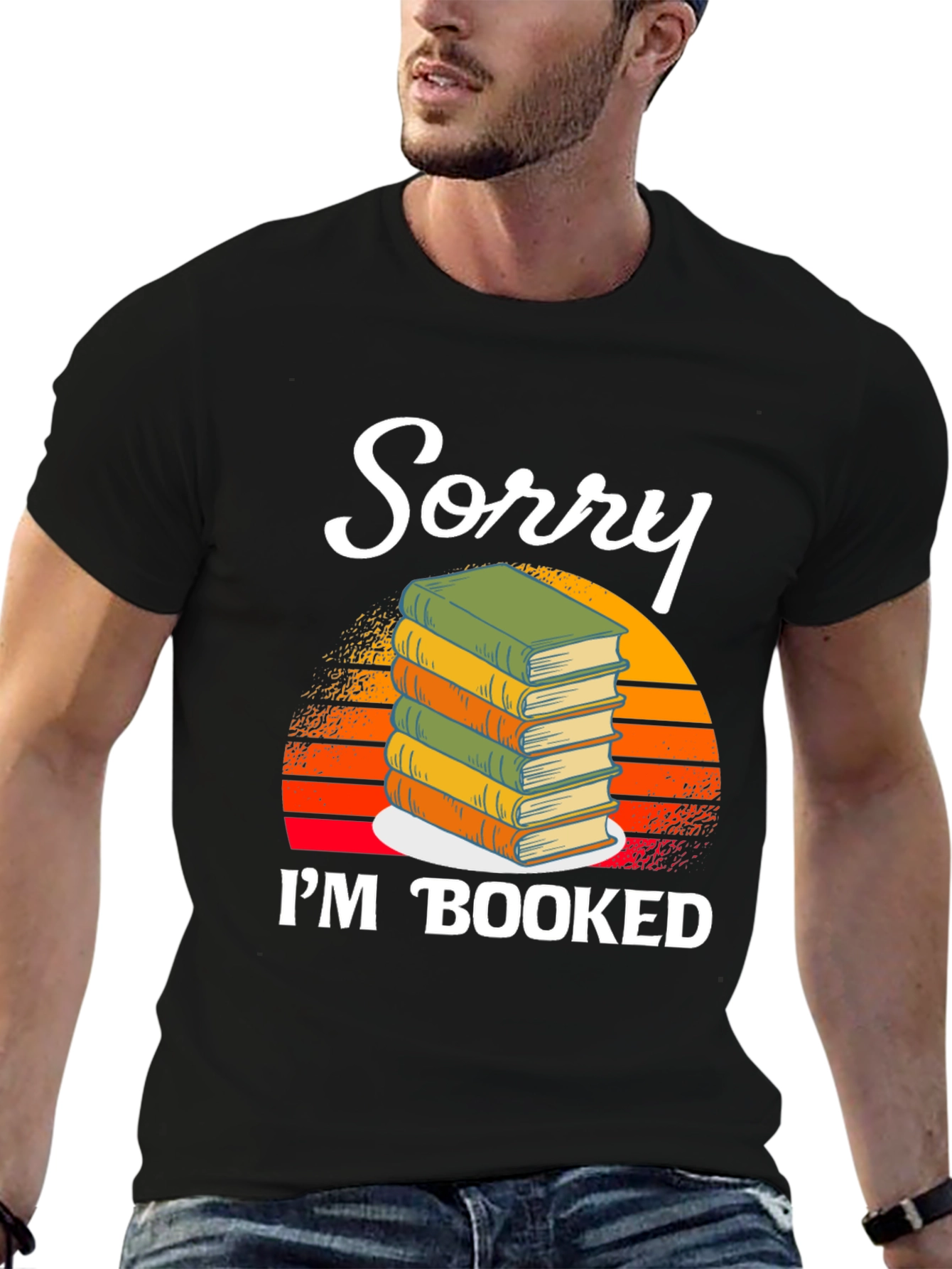 Booked Funny Reader Graphic T-Shirt