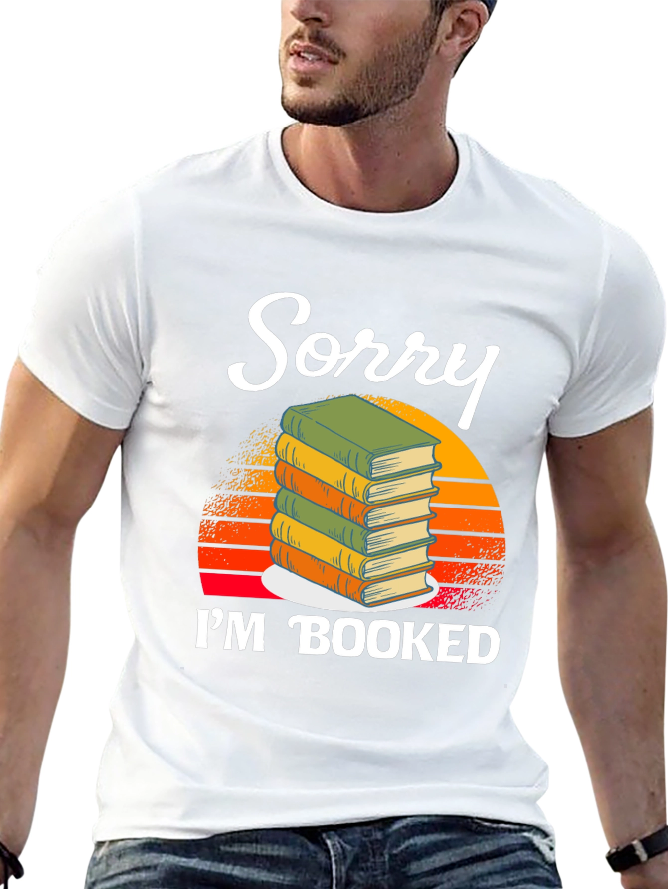 Booked Funny Reader Graphic T-Shirt