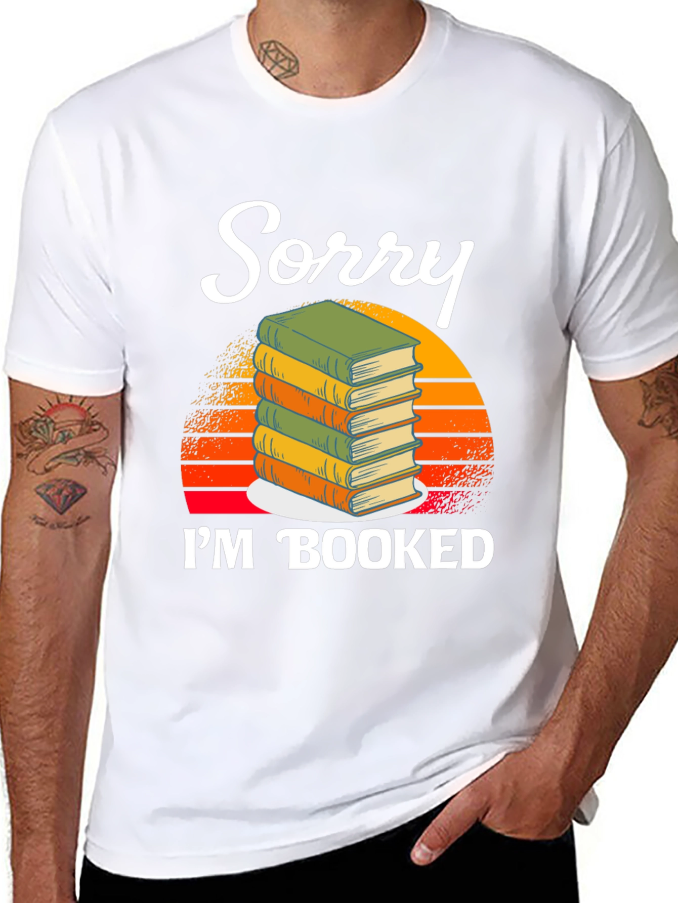 Booked Funny Reader Graphic T-Shirt