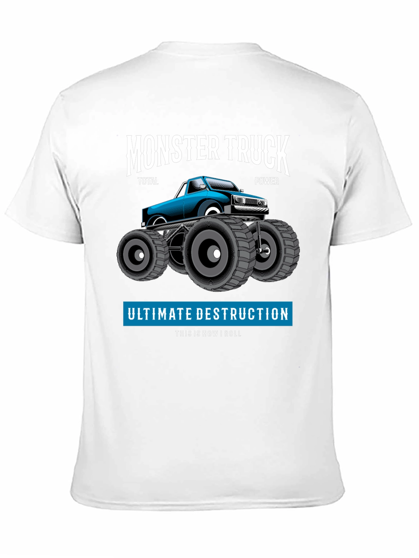 Monster Truck Graphic Tee - Total Power Destruction