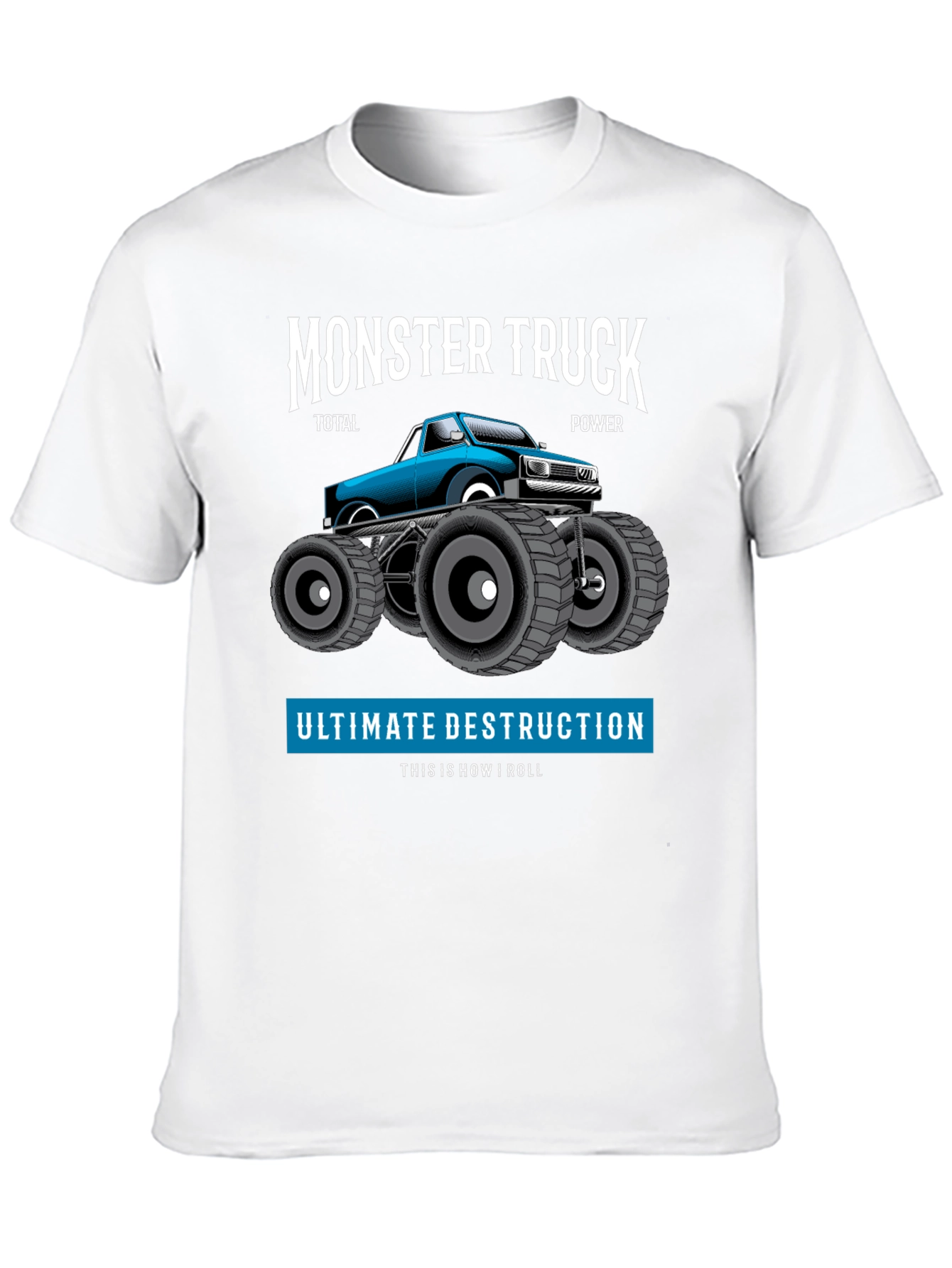 Monster Truck Graphic Tee - Total Power Destruction
