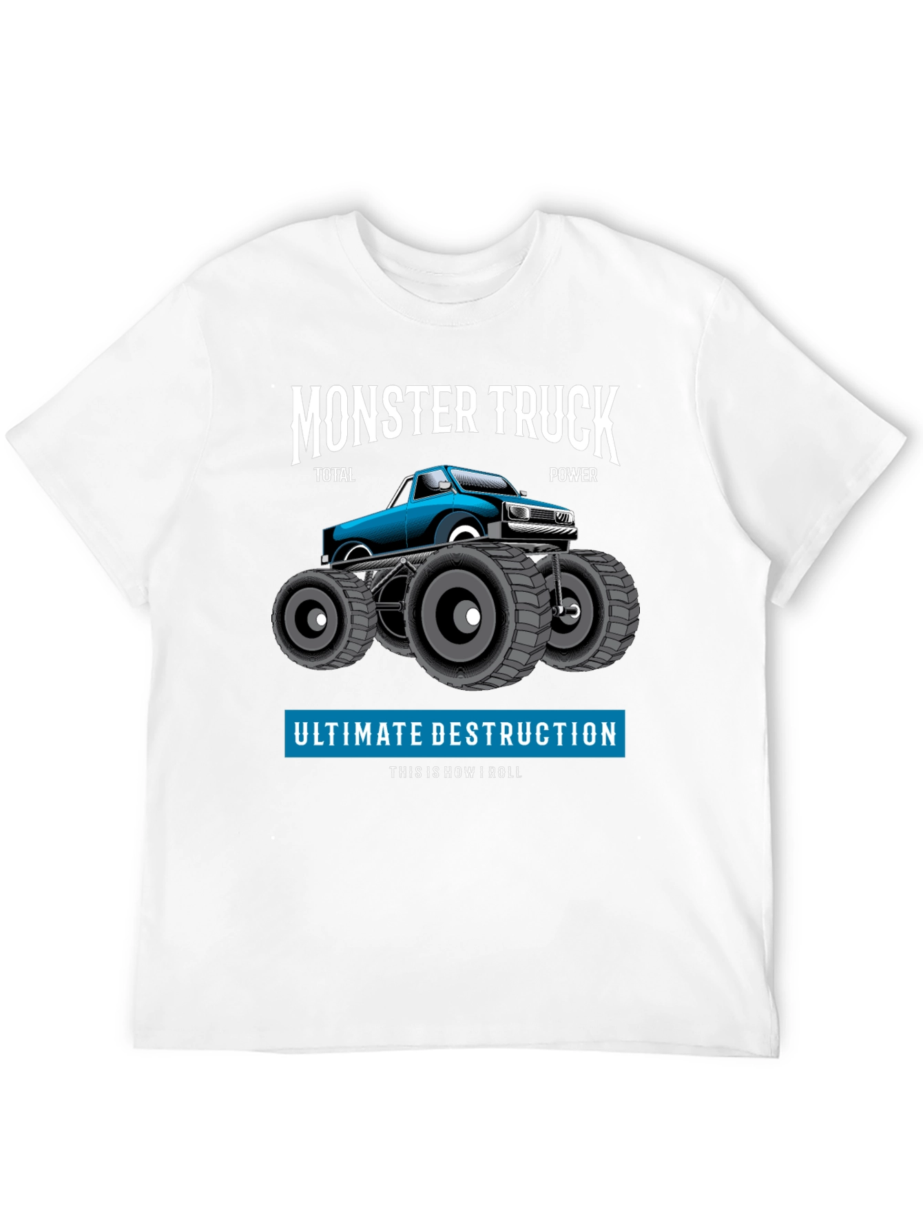 Monster Truck Graphic Tee - Total Power Destruction