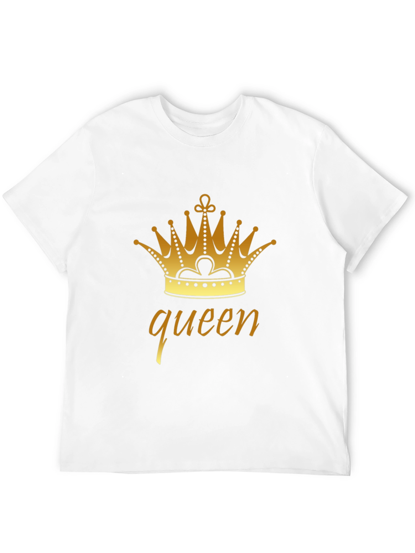 Queen Crown Graphic Tee - Stylish Black T-Shirt