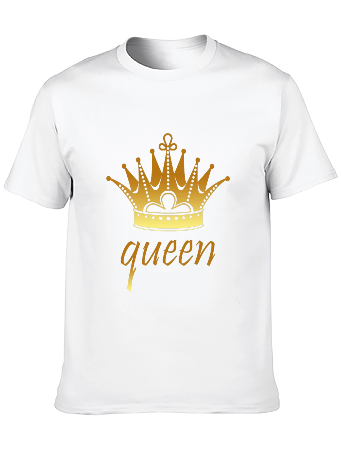 Queen Crown Graphic Tee - Stylish Black T-Shirt
