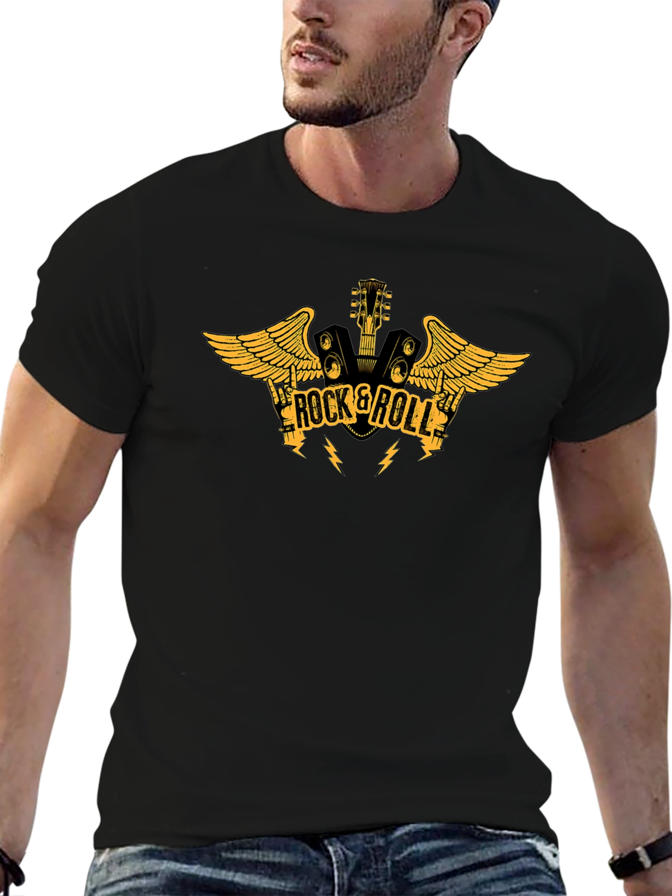 Rock & Roll Graphic T-Shirt