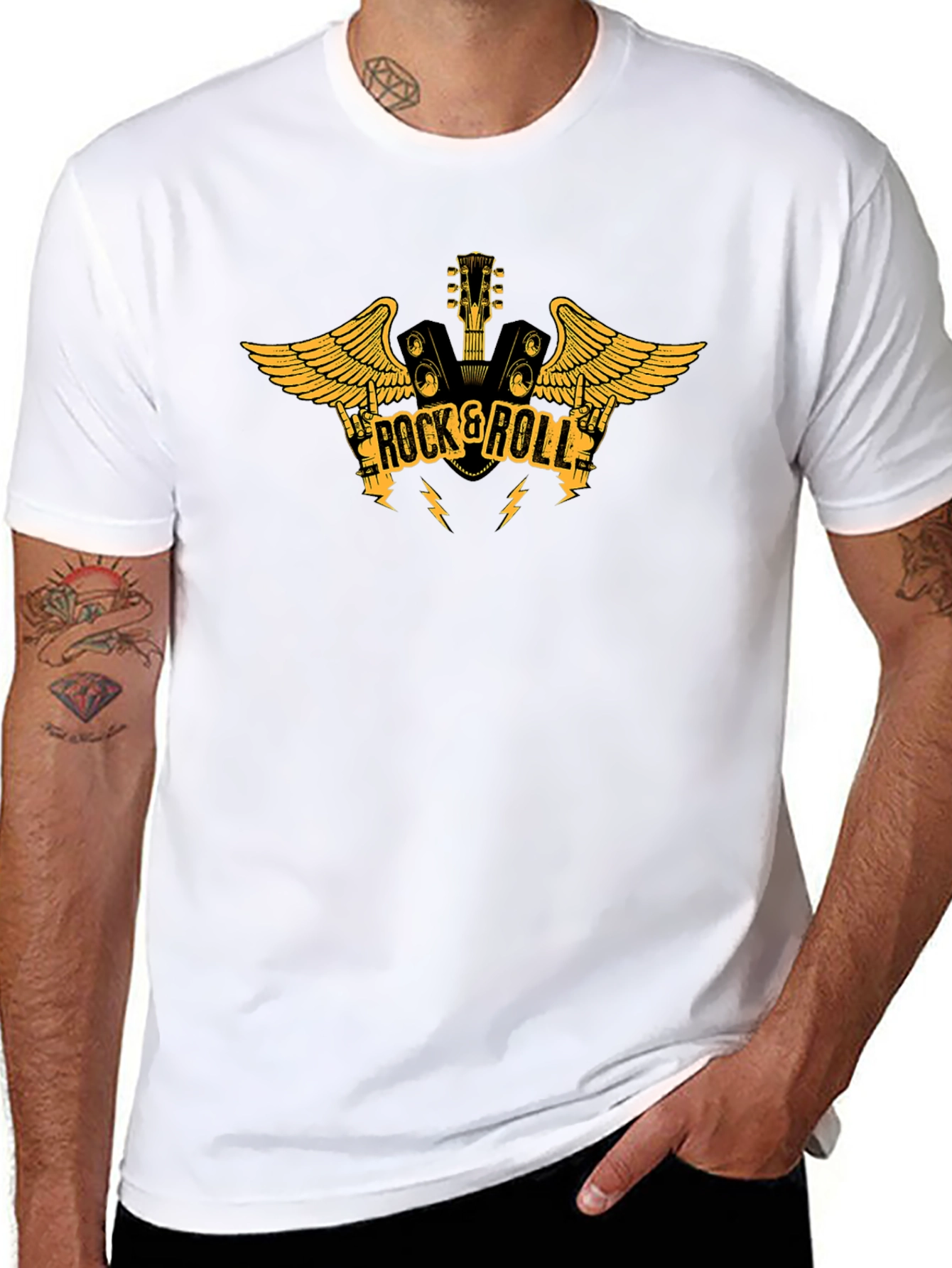 Rock & Roll Graphic T-Shirt