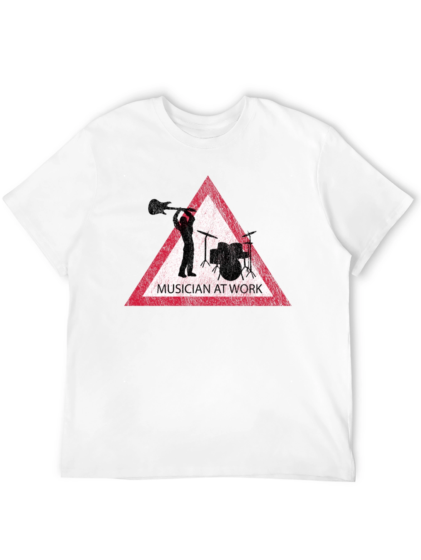 Musician at Work Black T-Shirt
