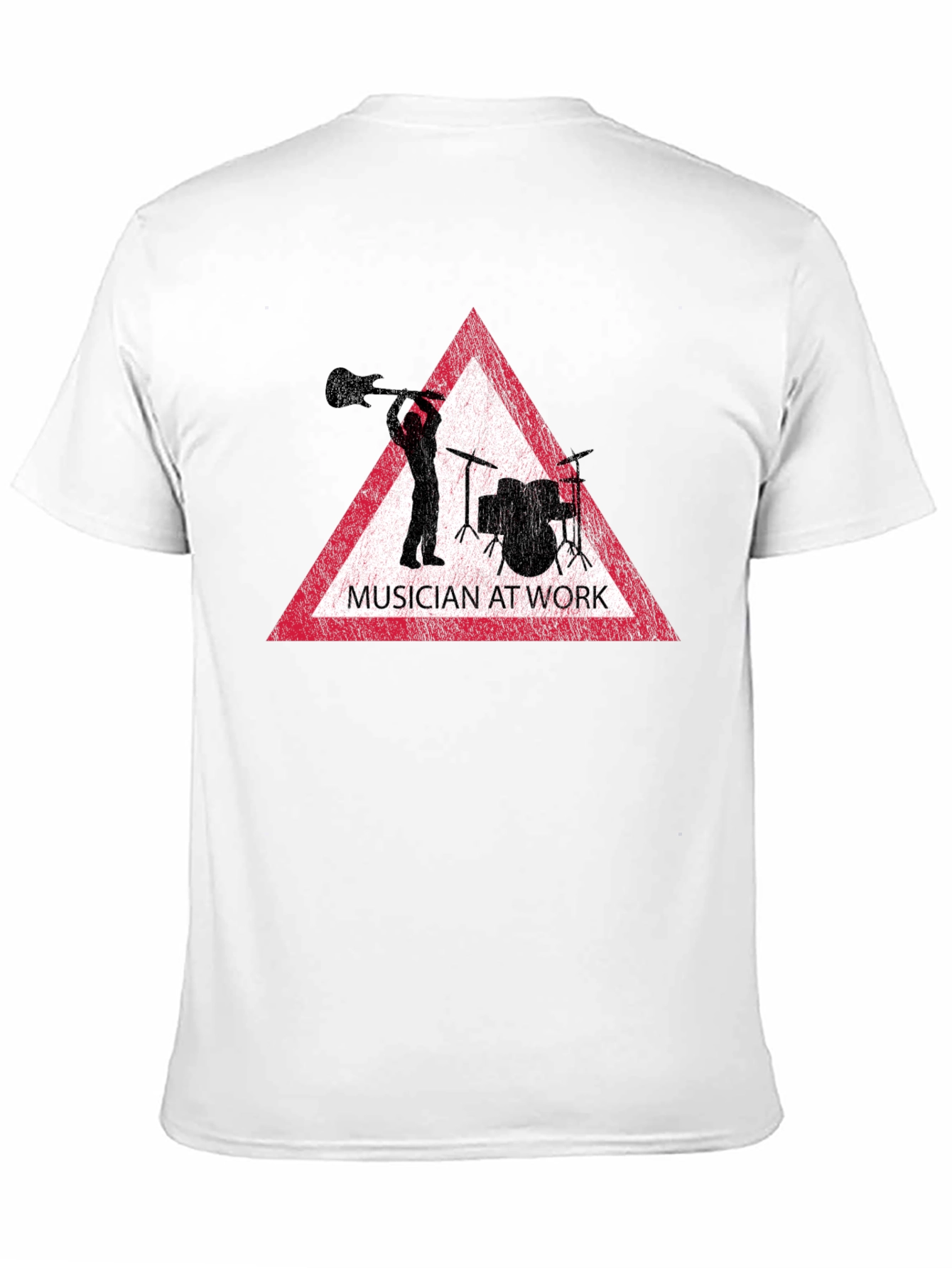 Musician at Work Black T-Shirt