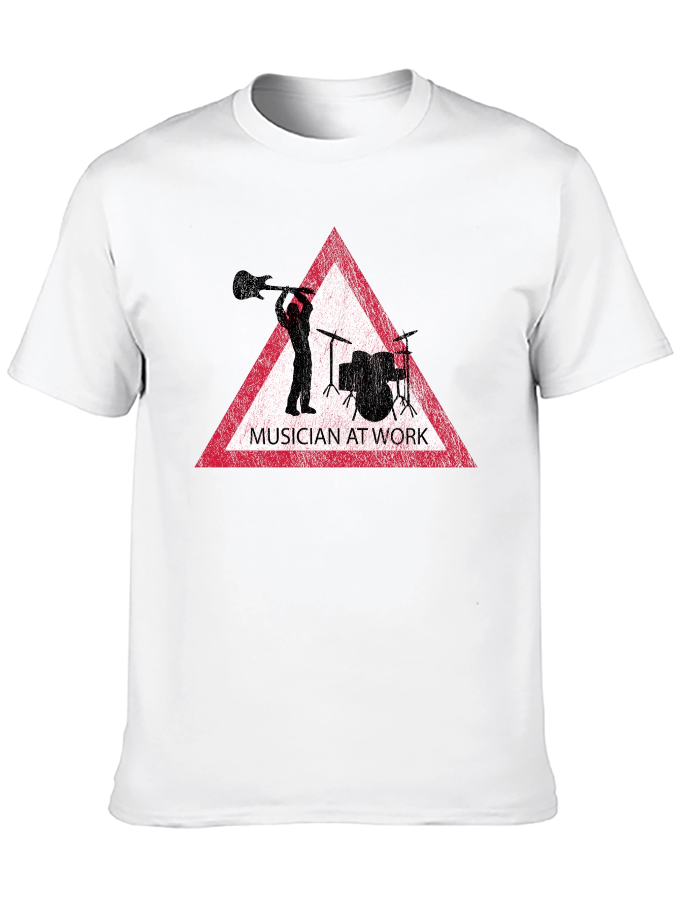 Musician at Work Black T-Shirt