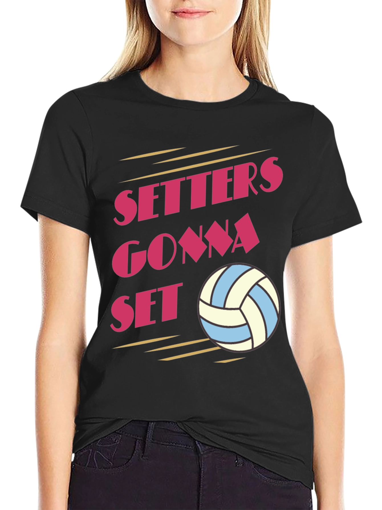 Setters Gonna Set Volleyball T-Shirt