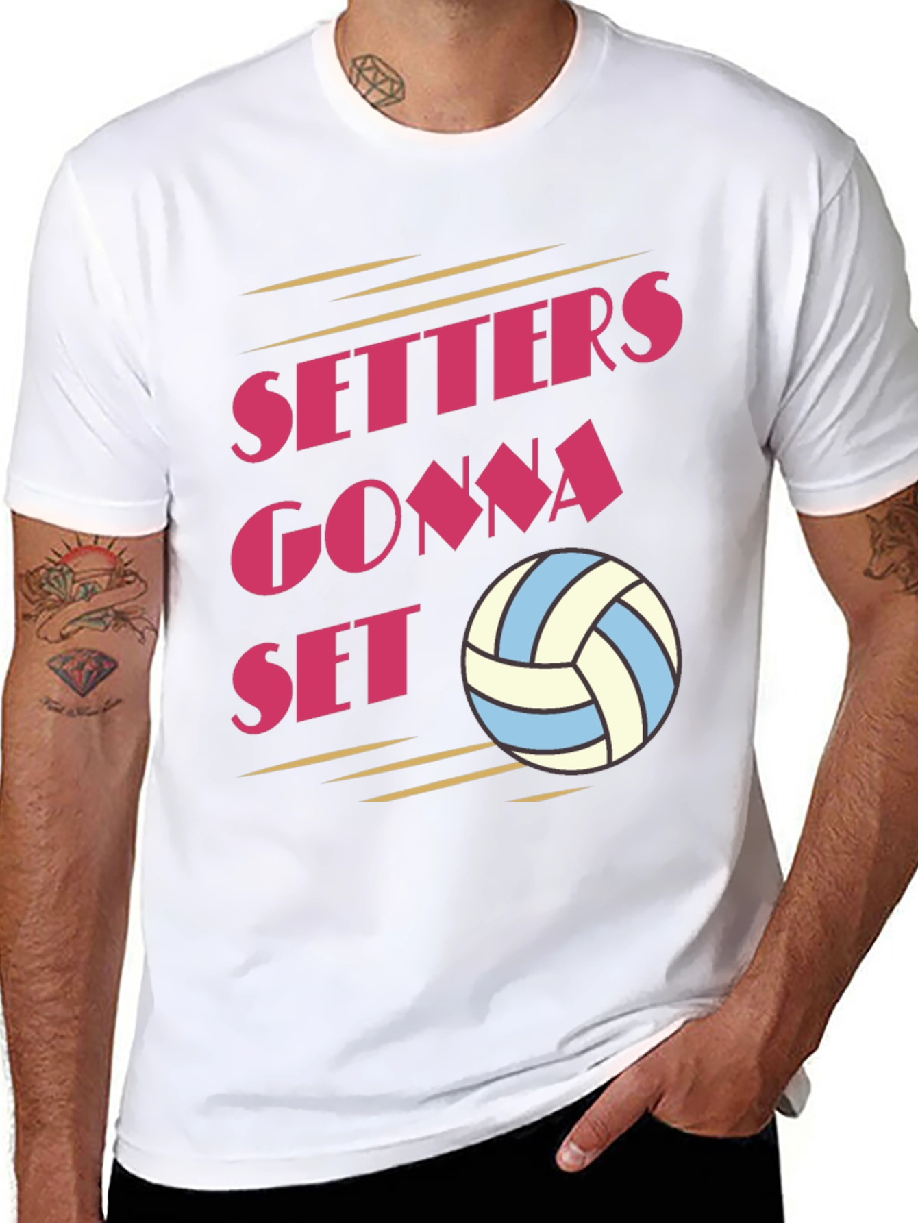 Setters Gonna Set Volleyball T-Shirt