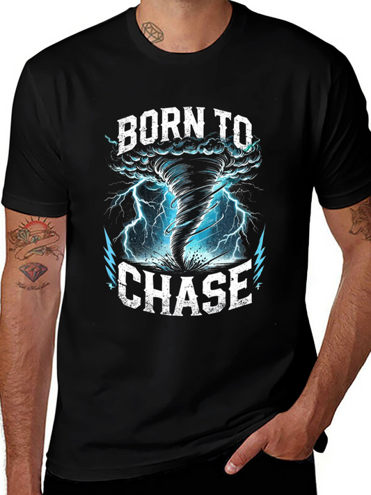 Born to Chase Tornado Graphic Tee - Storm Chaser T-Shirt