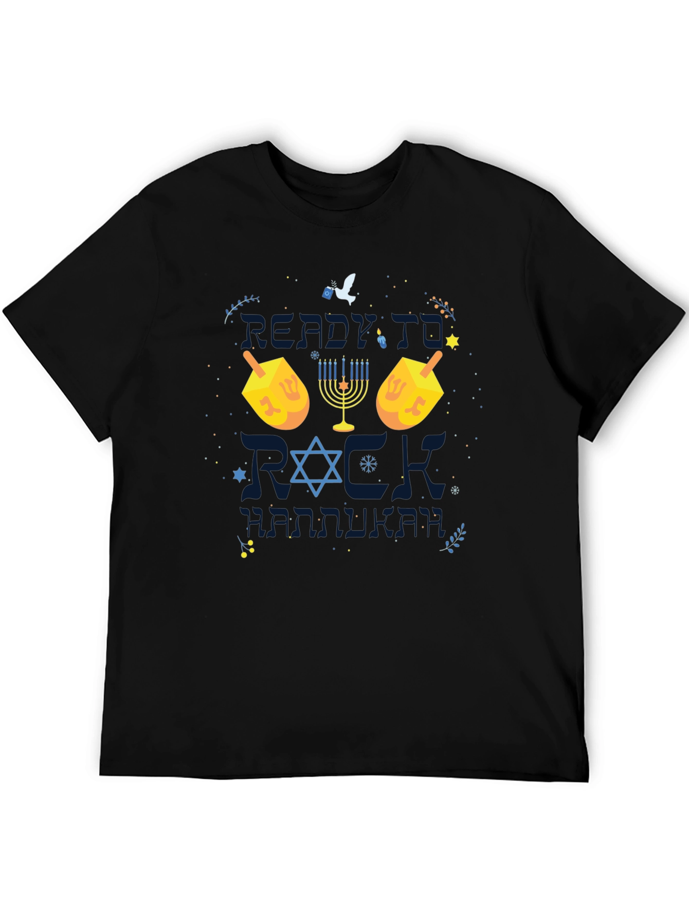 Ready to Rock Hanukkah Graphic T-Shirt