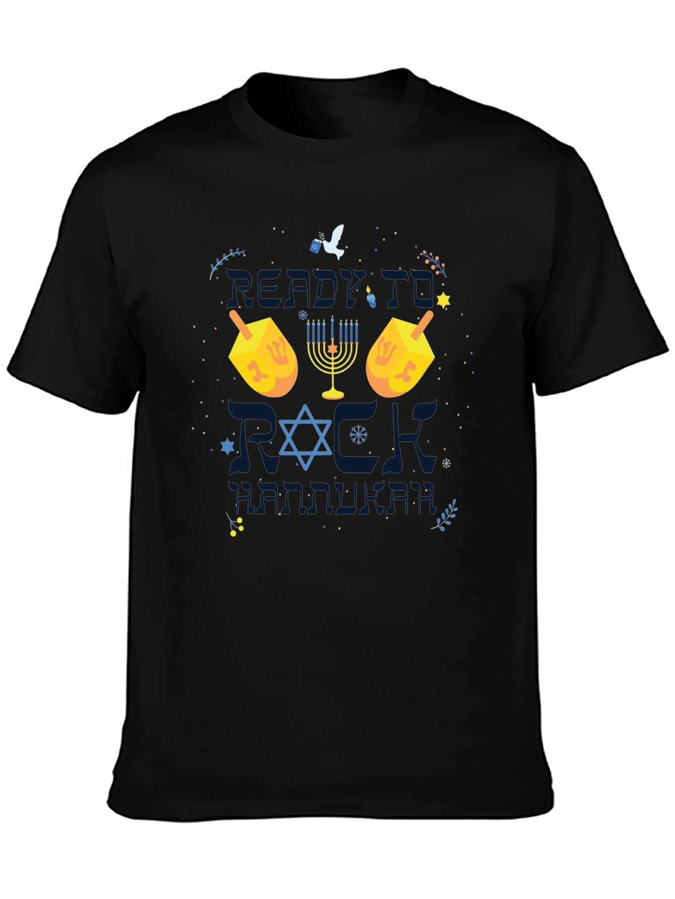 Ready to Rock Hanukkah Graphic T-Shirt