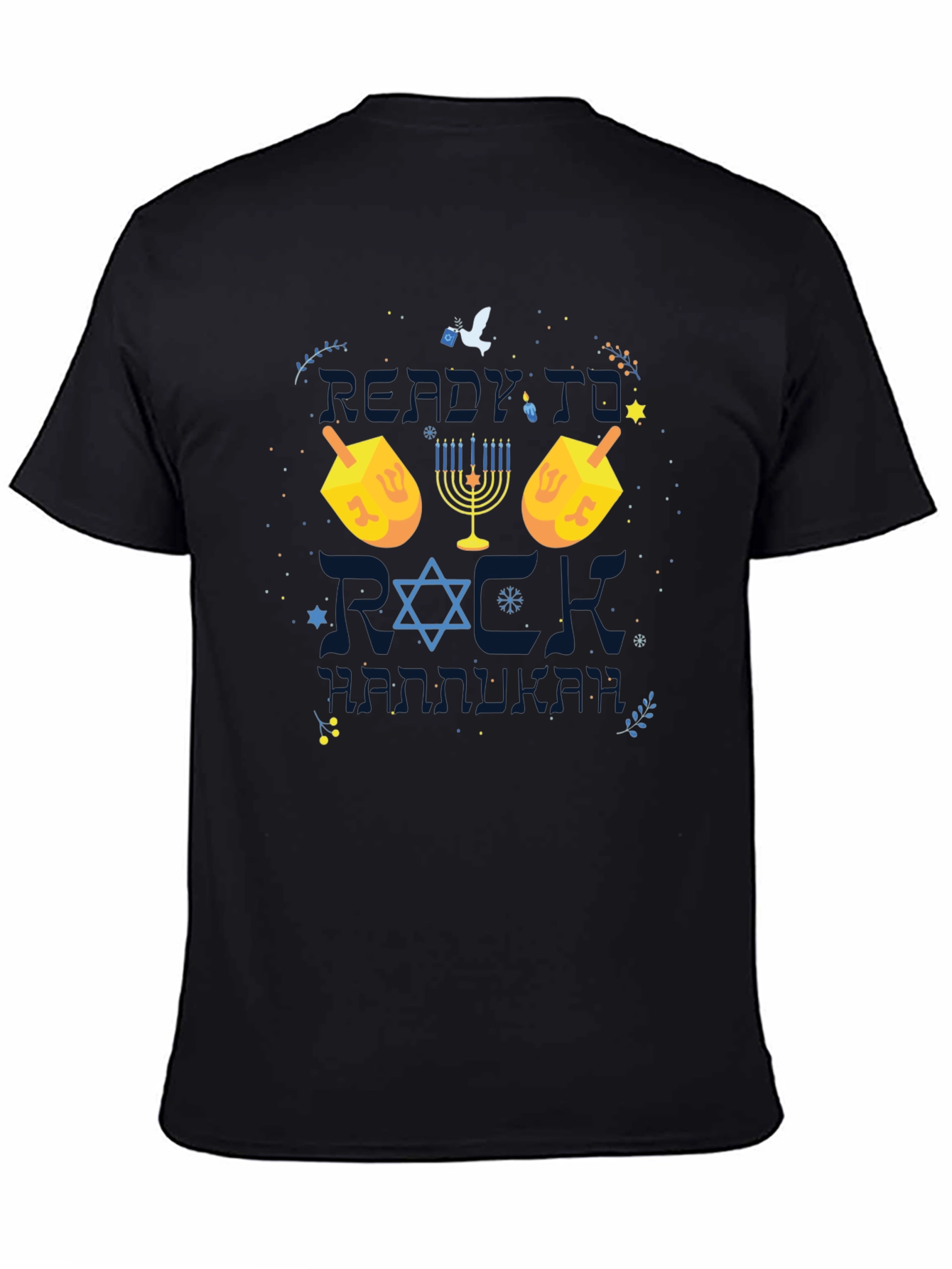 Ready to Rock Hanukkah Graphic T-Shirt