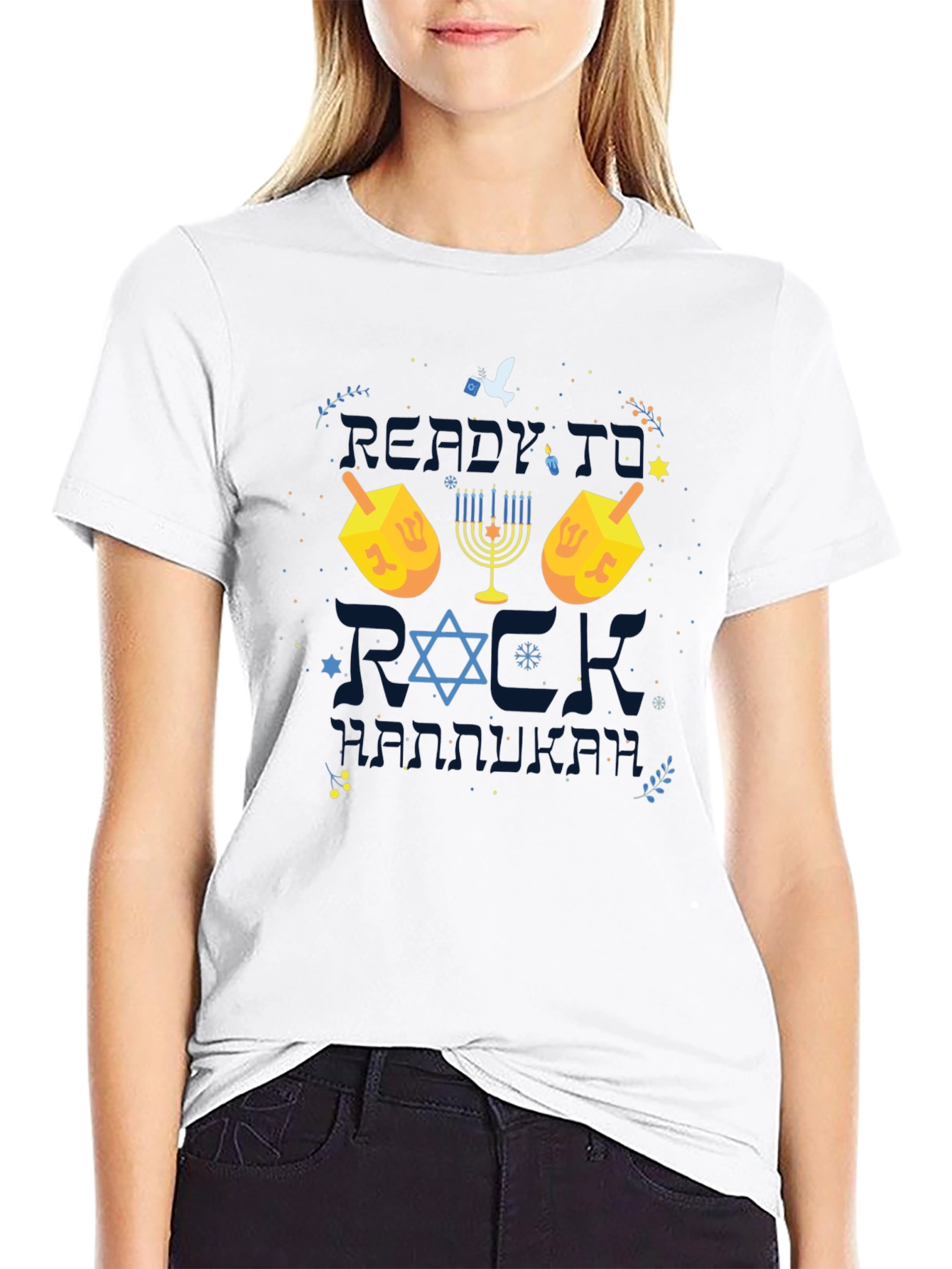 Ready to Rock Hanukkah Graphic T-Shirt