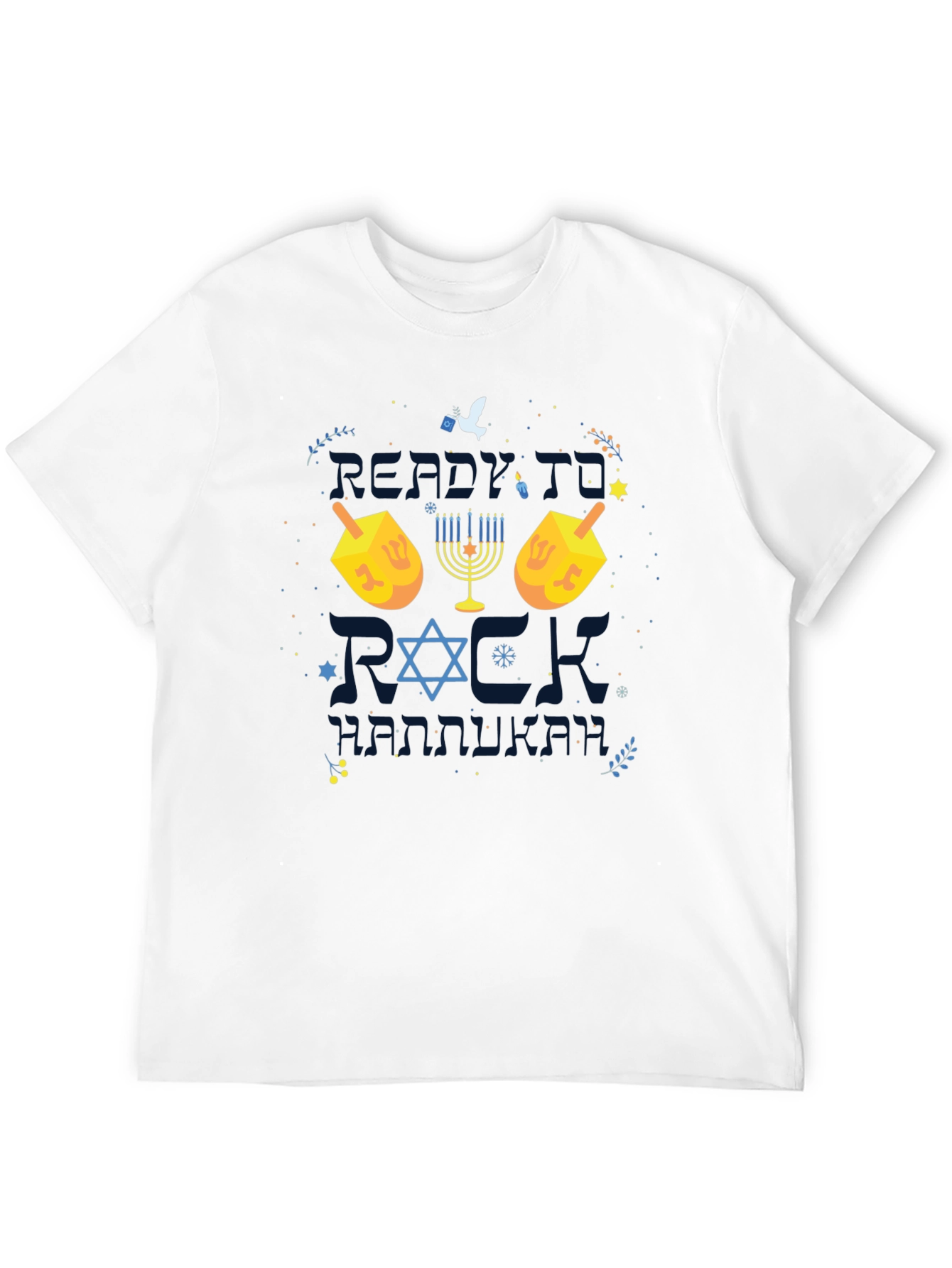 Ready to Rock Hanukkah Graphic T-Shirt