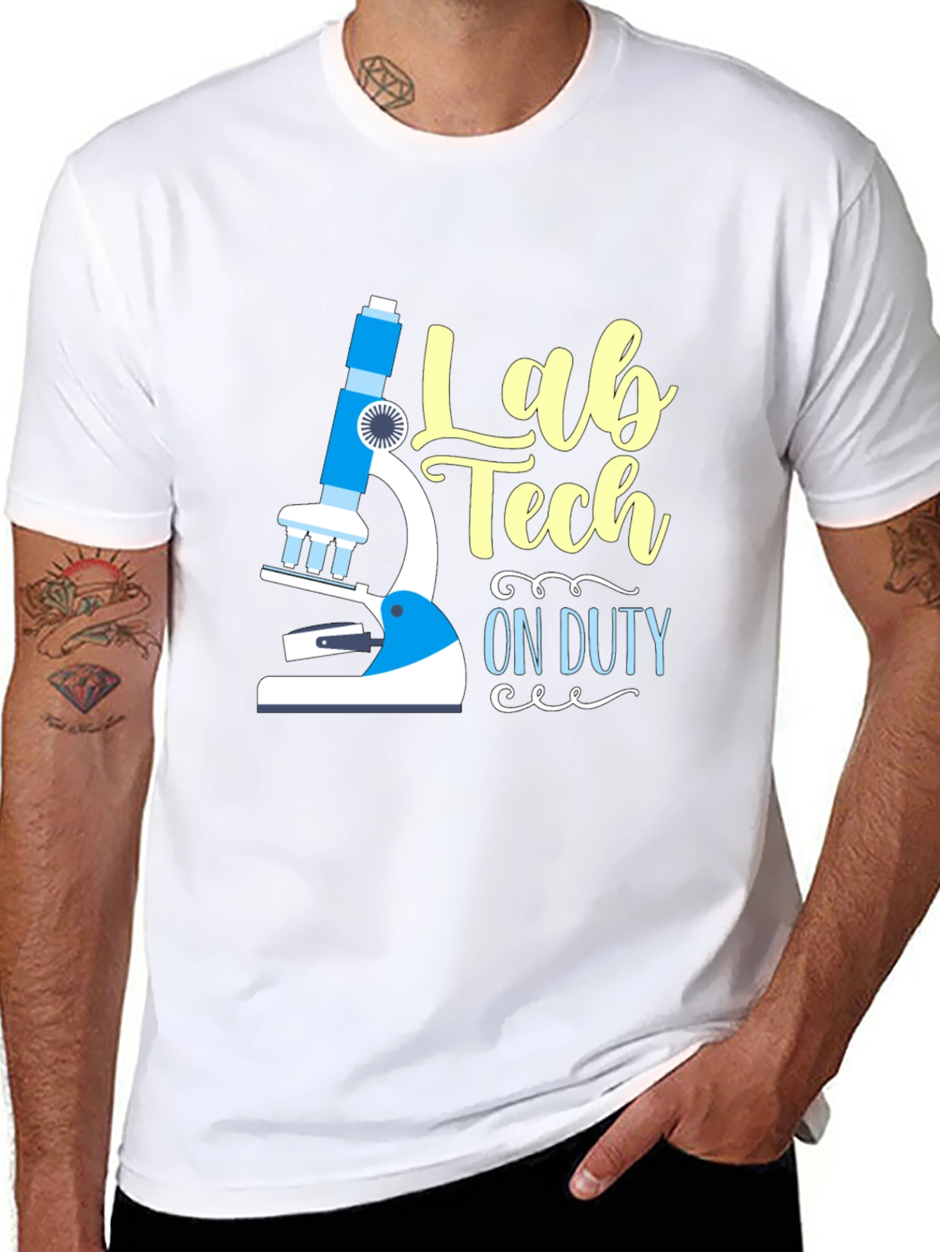 Lab Tech On Duty T-Shirt - Science Apparel