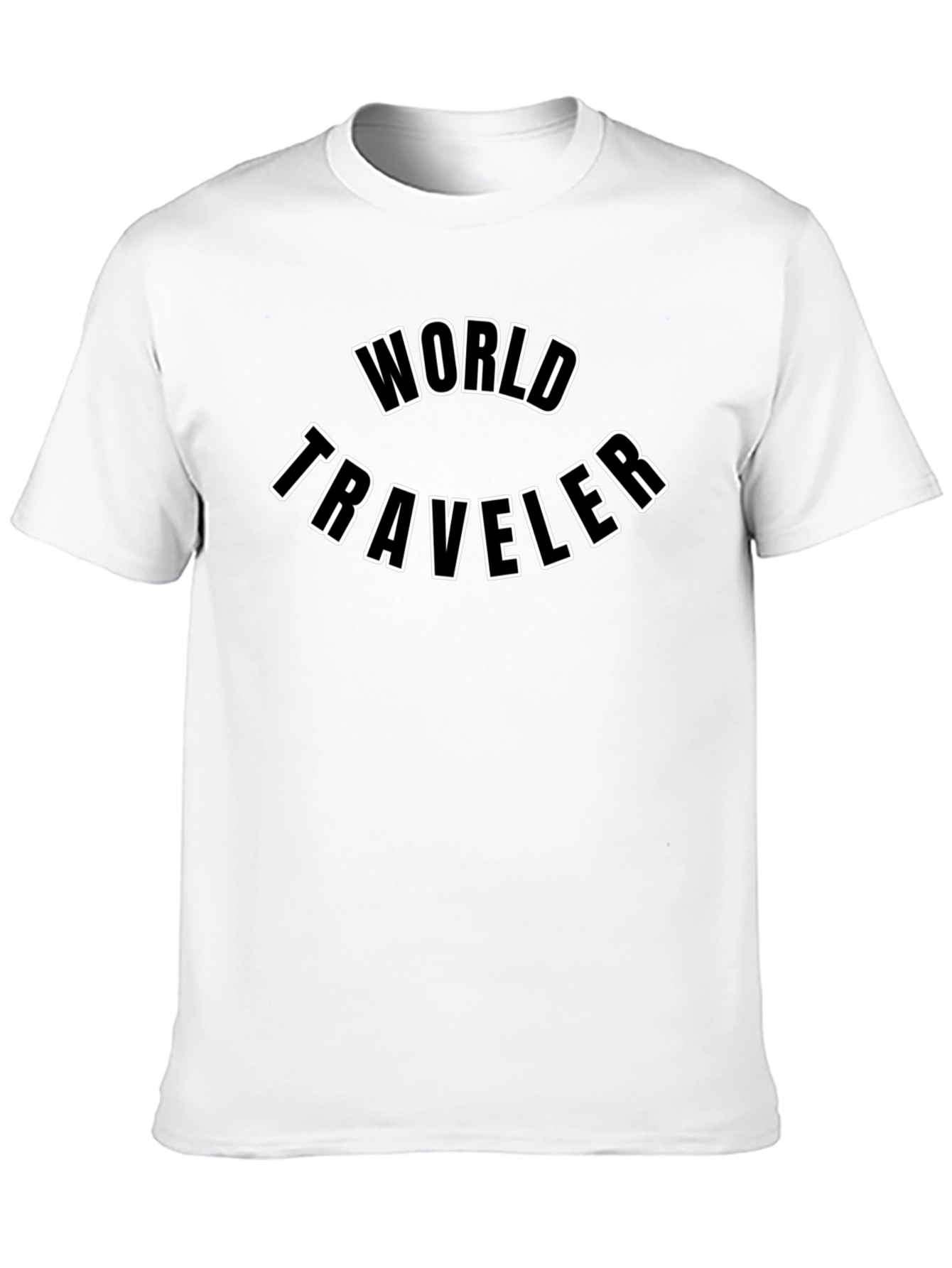 World Traveler Graphic T-Shirt - Black