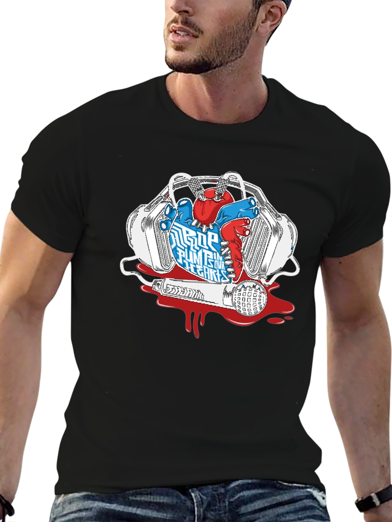 Hip Hop Heart Beat T-Shirt