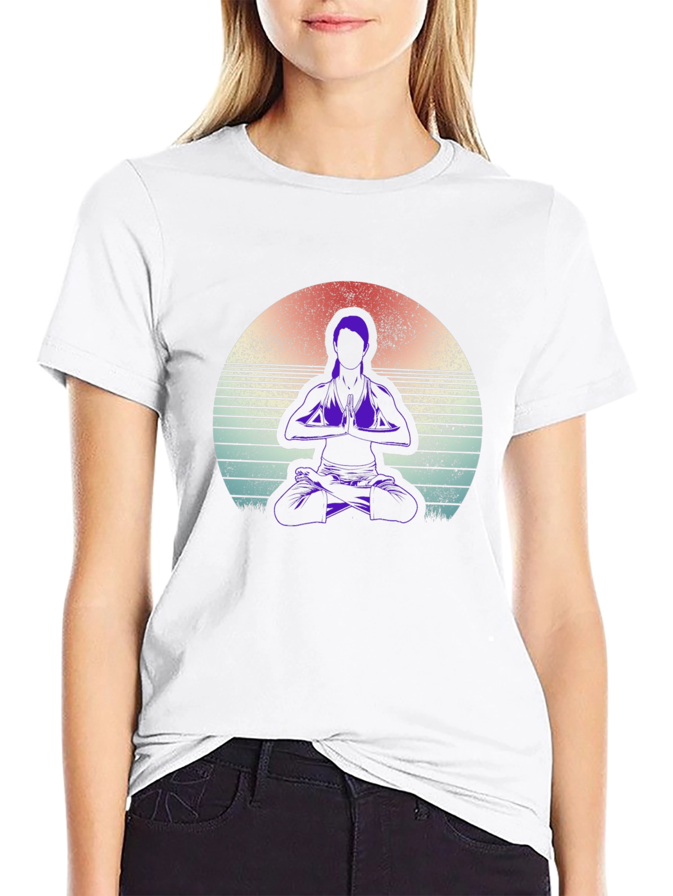 Zen Yoga T-Shirt - Meditative Graphic Tee