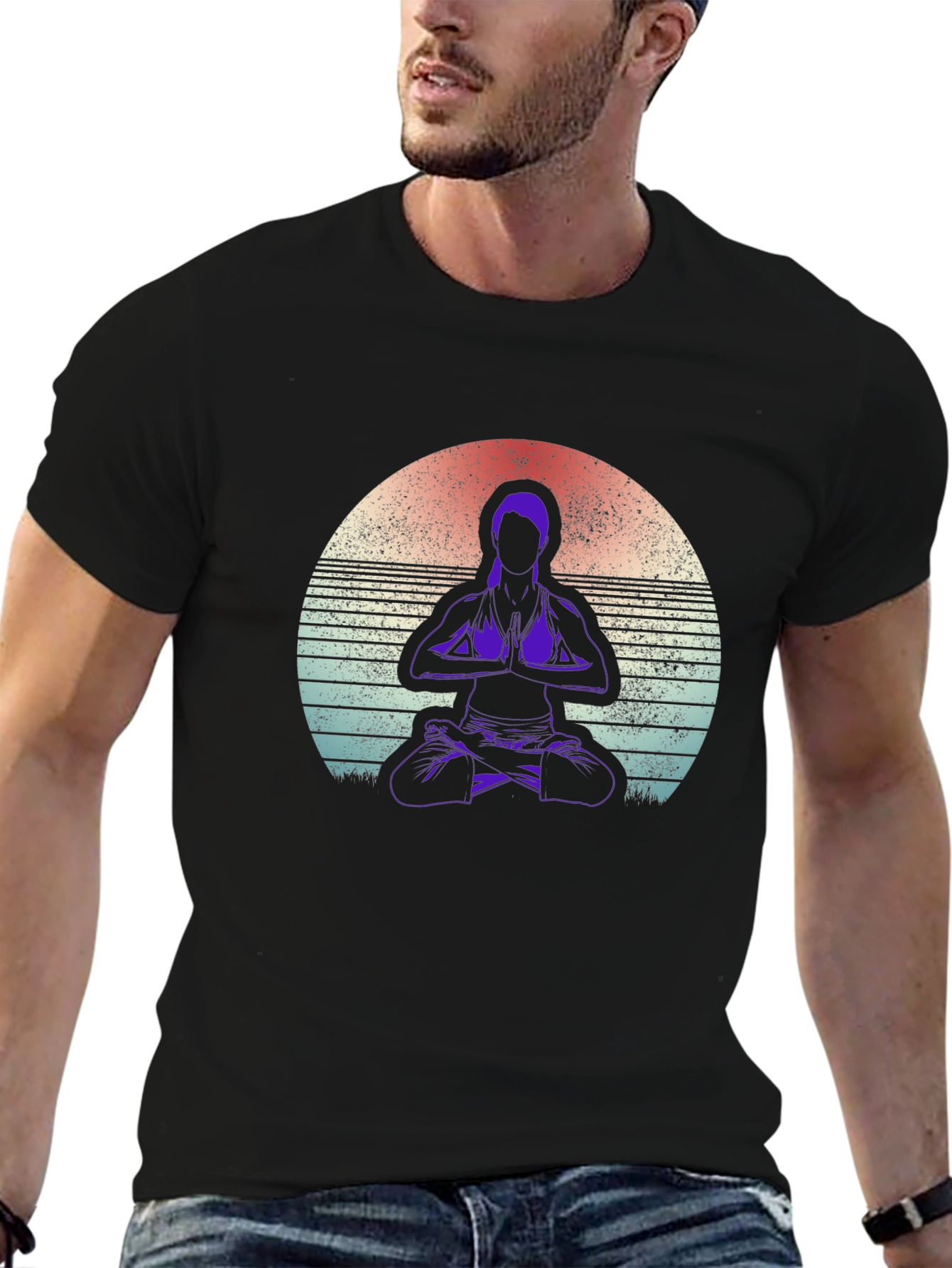 Zen Yoga T-Shirt - Meditative Graphic Tee