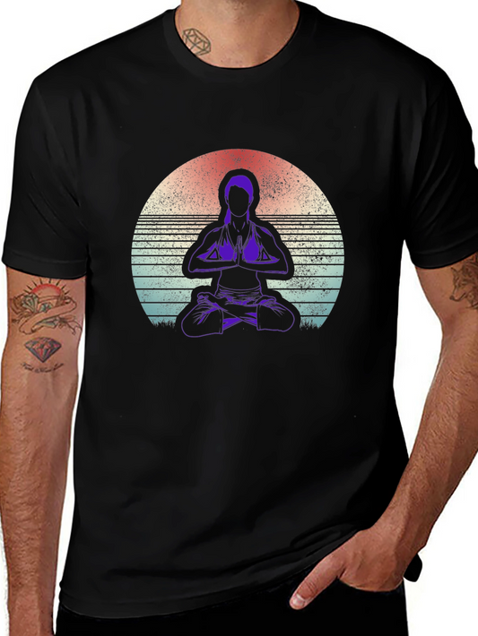 Zen Yoga T-Shirt - Meditative Graphic Tee
