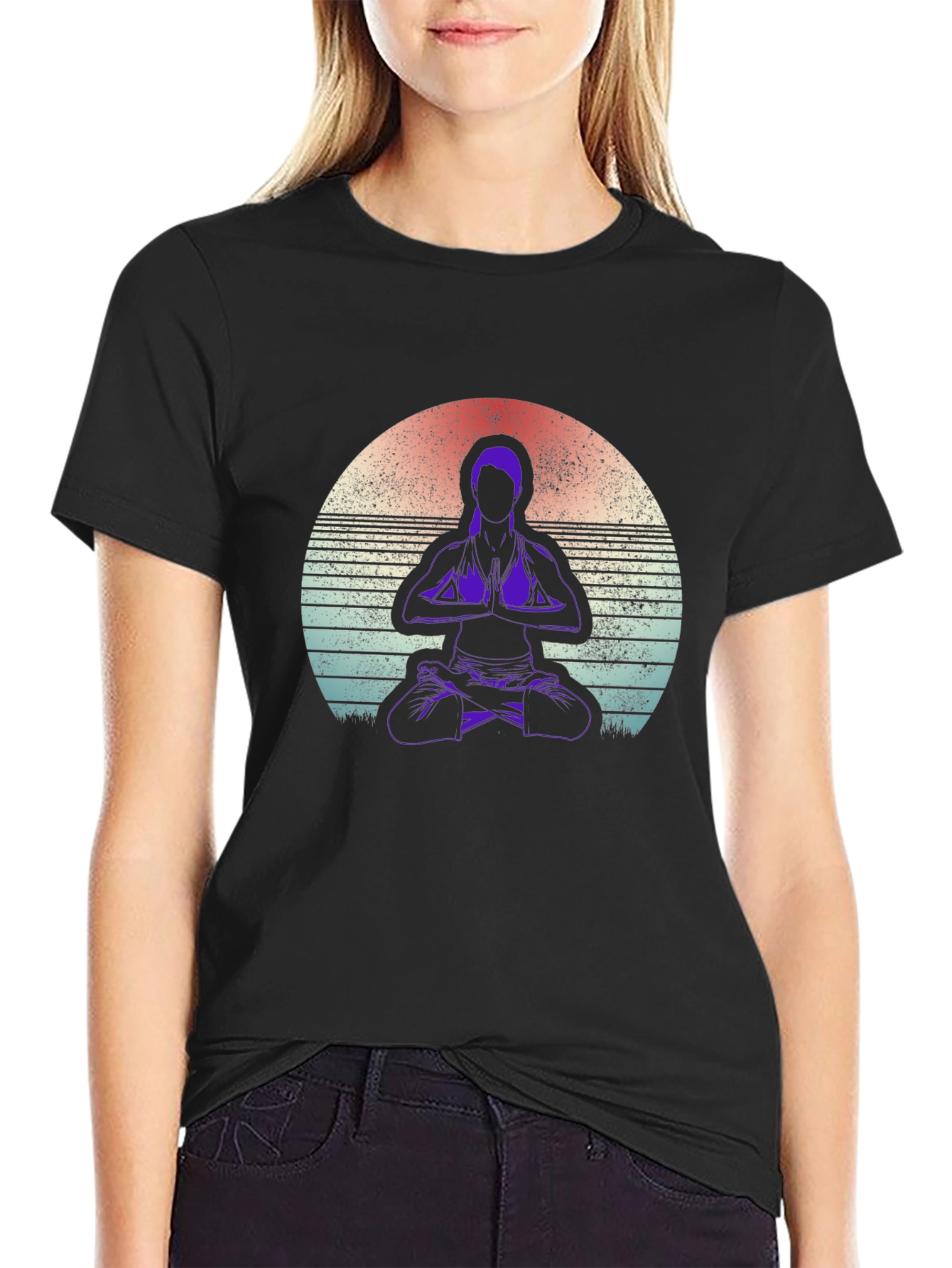 Zen Yoga T-Shirt - Meditative Graphic Tee