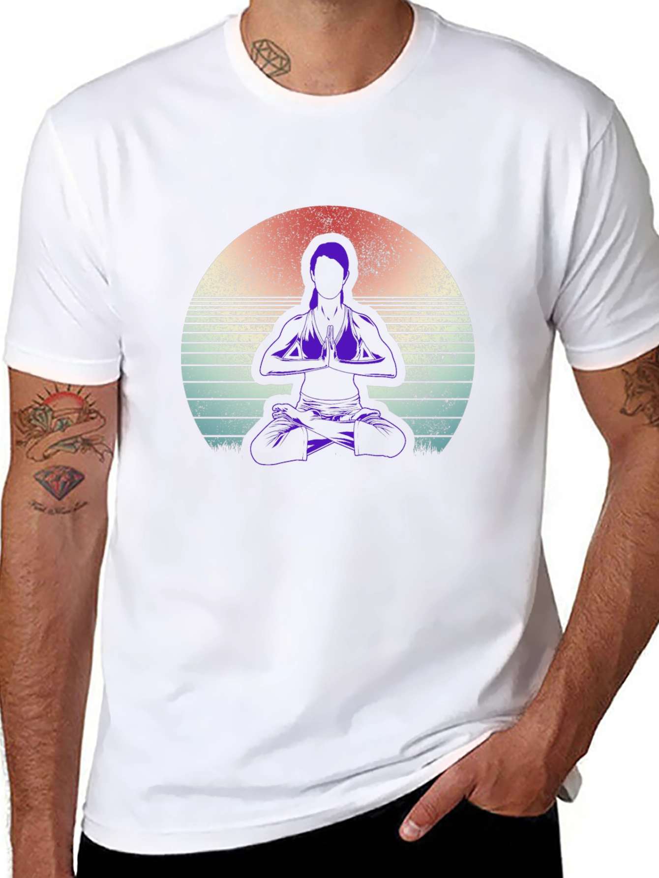 Zen Yoga T-Shirt - Meditative Graphic Tee