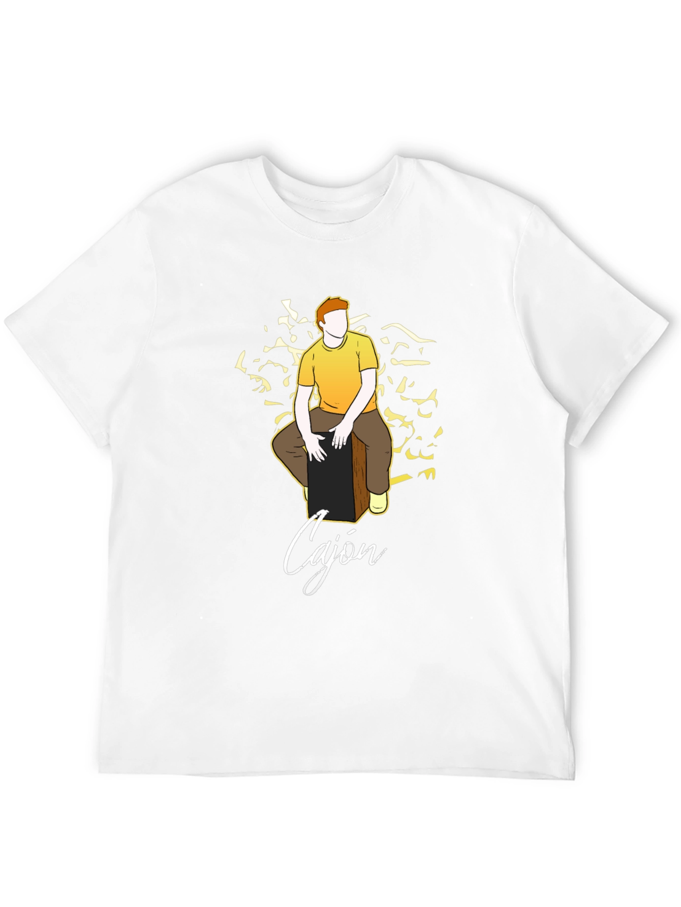 Cajon Player T-Shirt - Drumming Musician Tee