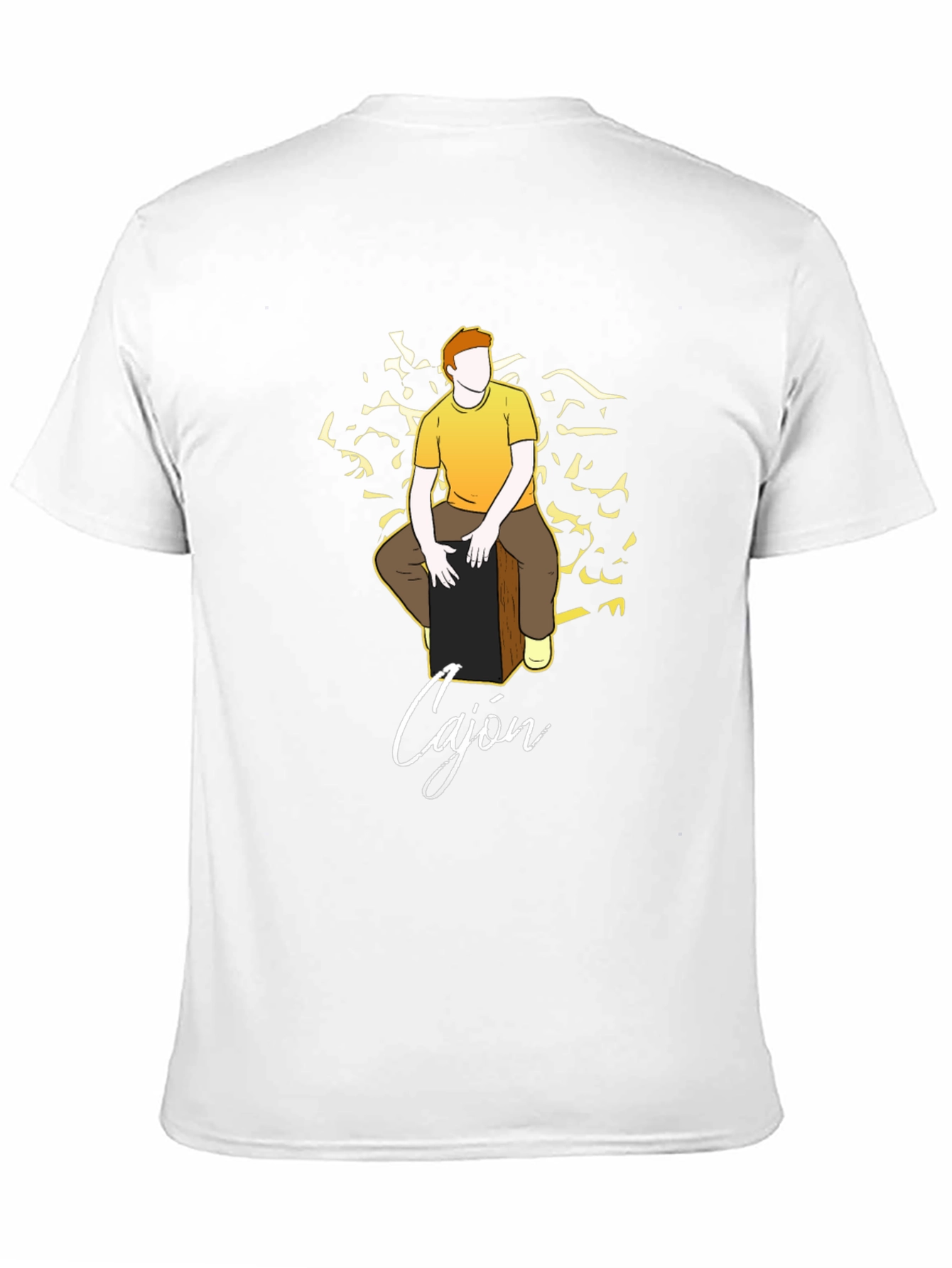 Cajon Player T-Shirt - Drumming Musician Tee