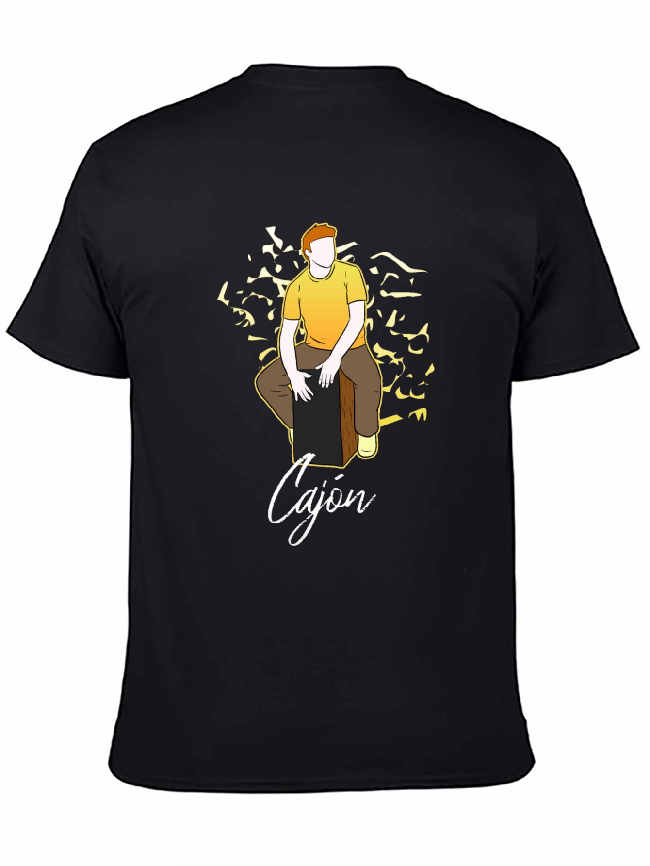 Cajon Player T-Shirt - Drumming Musician Tee