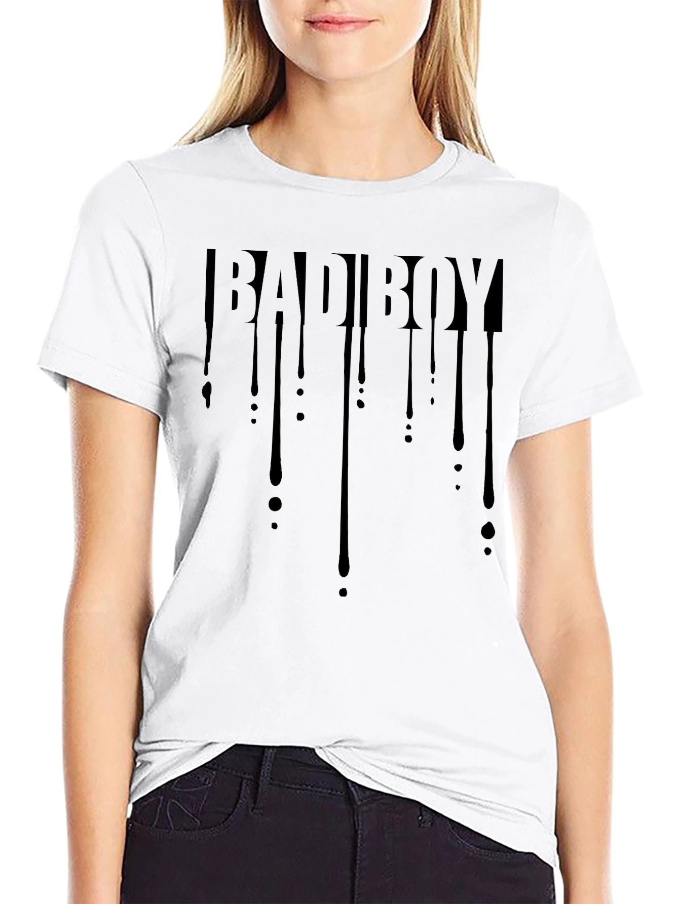 Bad Boy Drip Graphic Tee - Mens Fashion