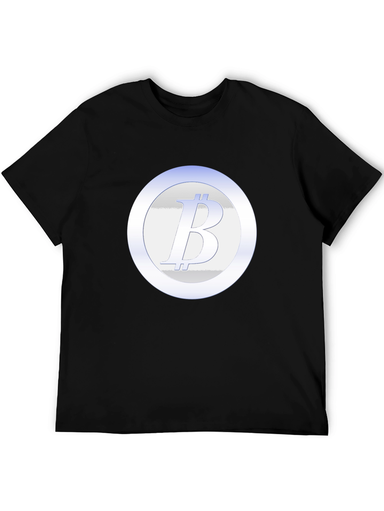 Bitcoin Emblem Black T-Shirt