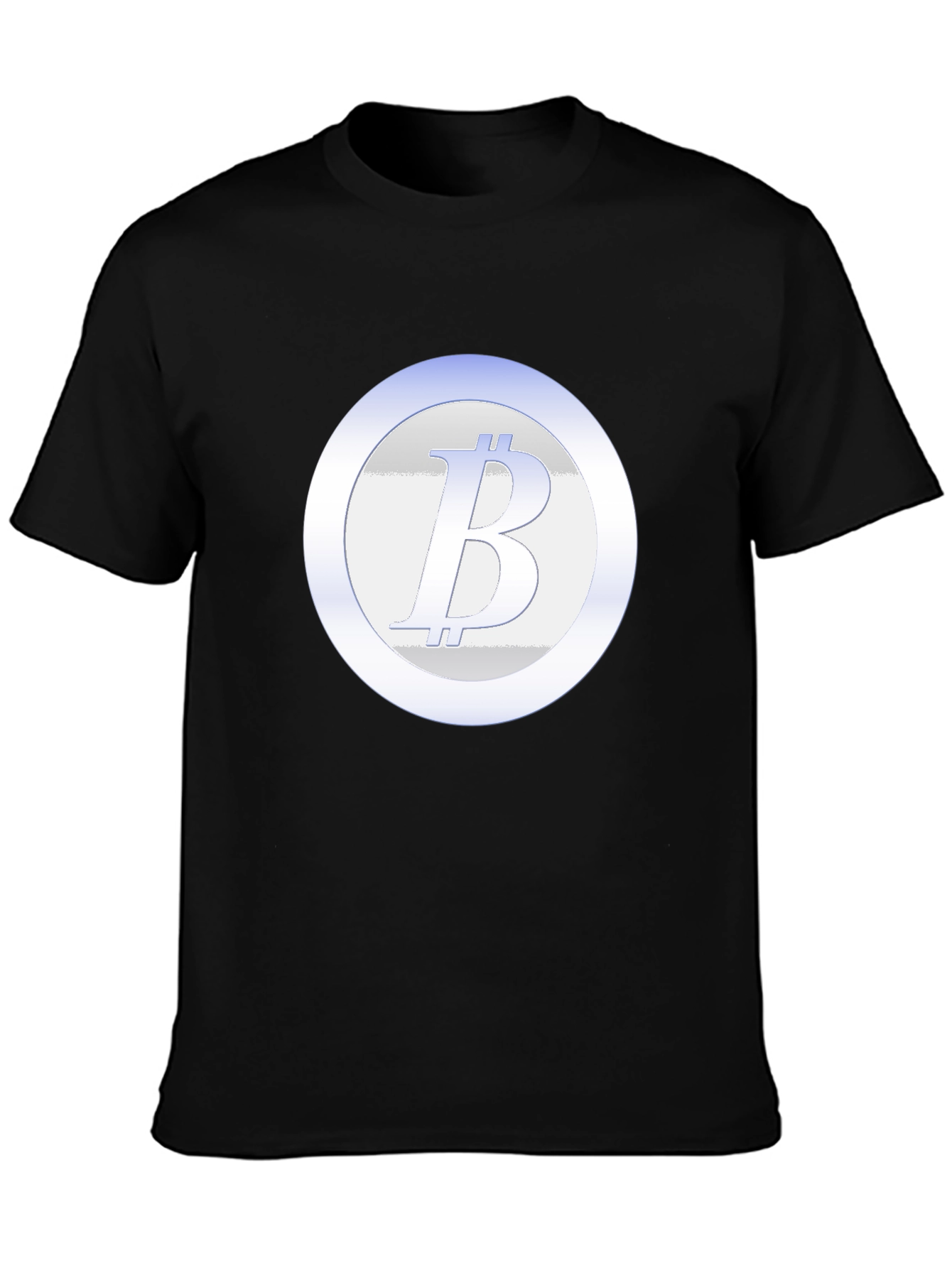 Bitcoin Emblem Black T-Shirt