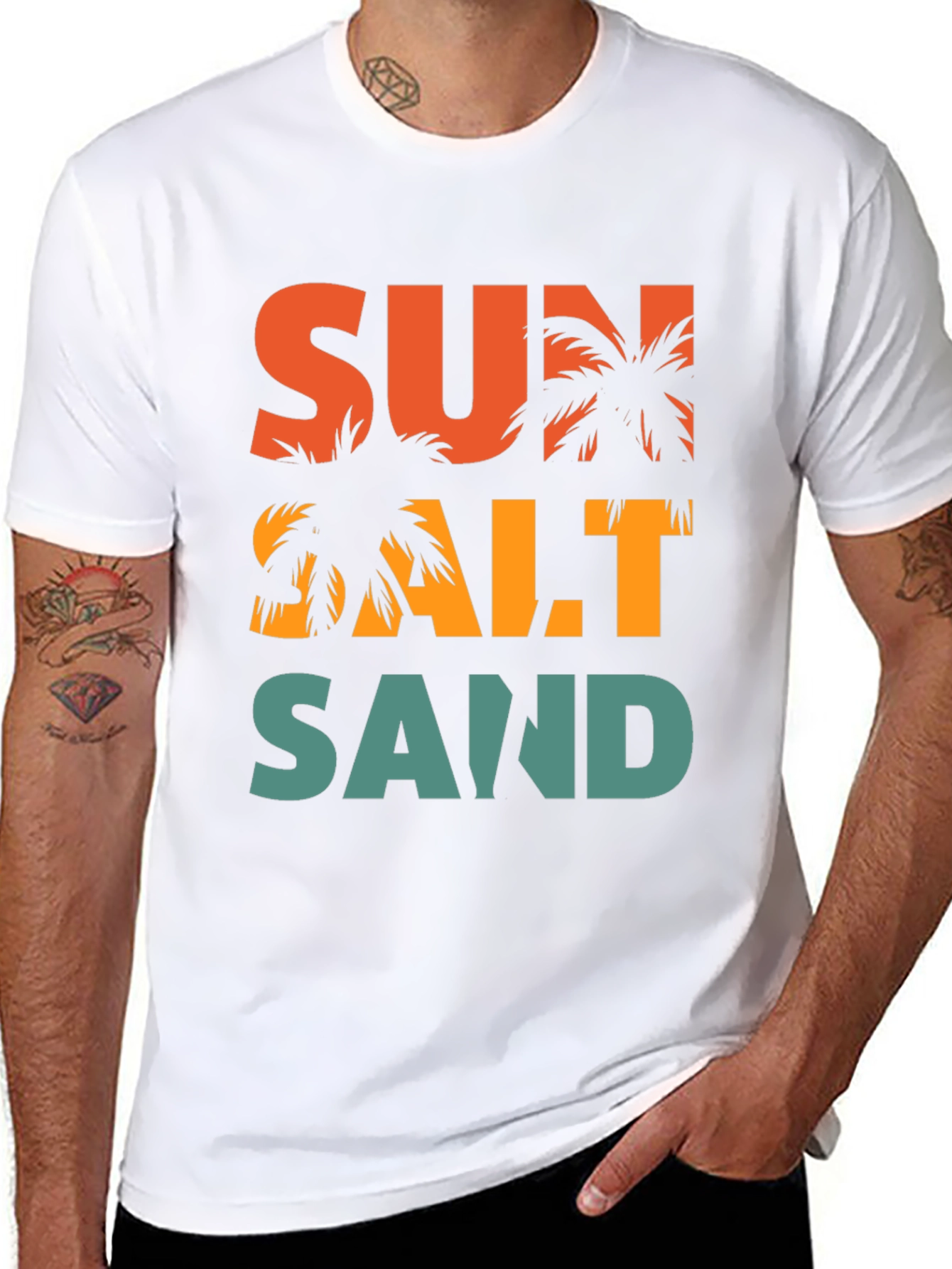 Sun Salt Sand Graphic Tee - Vacation Mode